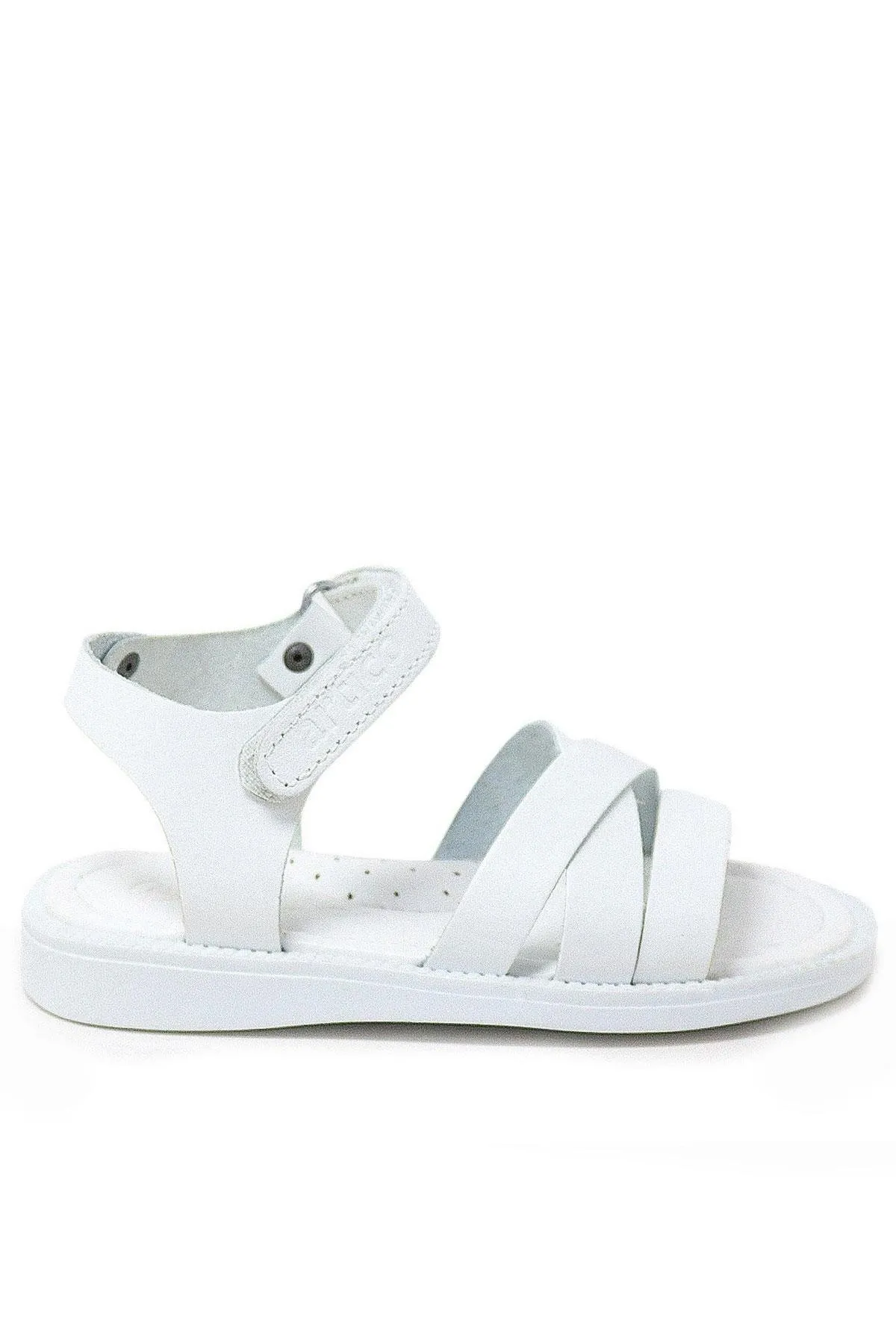 Artico Alexia Hakiki Deri Vaketa Beyaz Kız Çocuk Bebek Sandalet