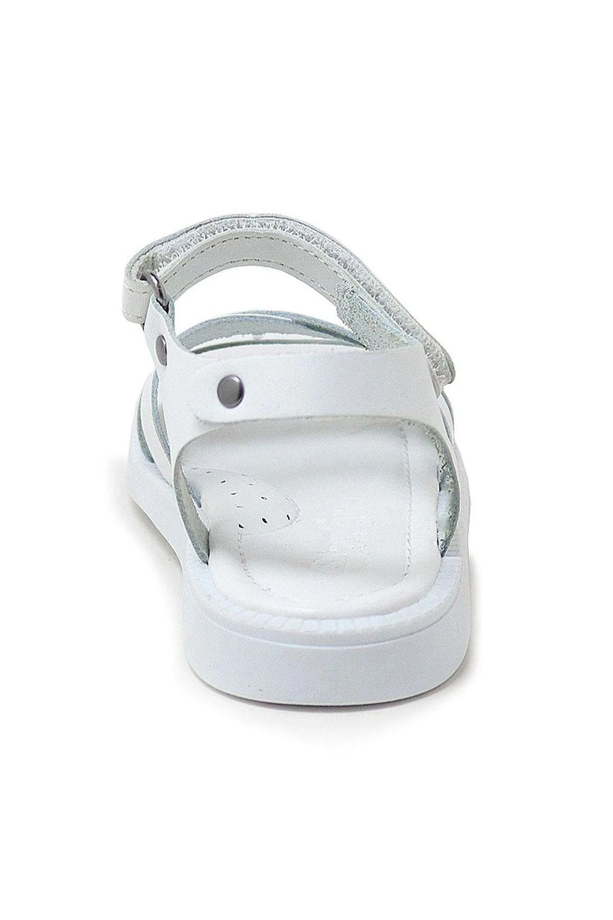 Artico Alexia Hakiki Deri Vaketa Beyaz Kız Çocuk Bebek Sandalet