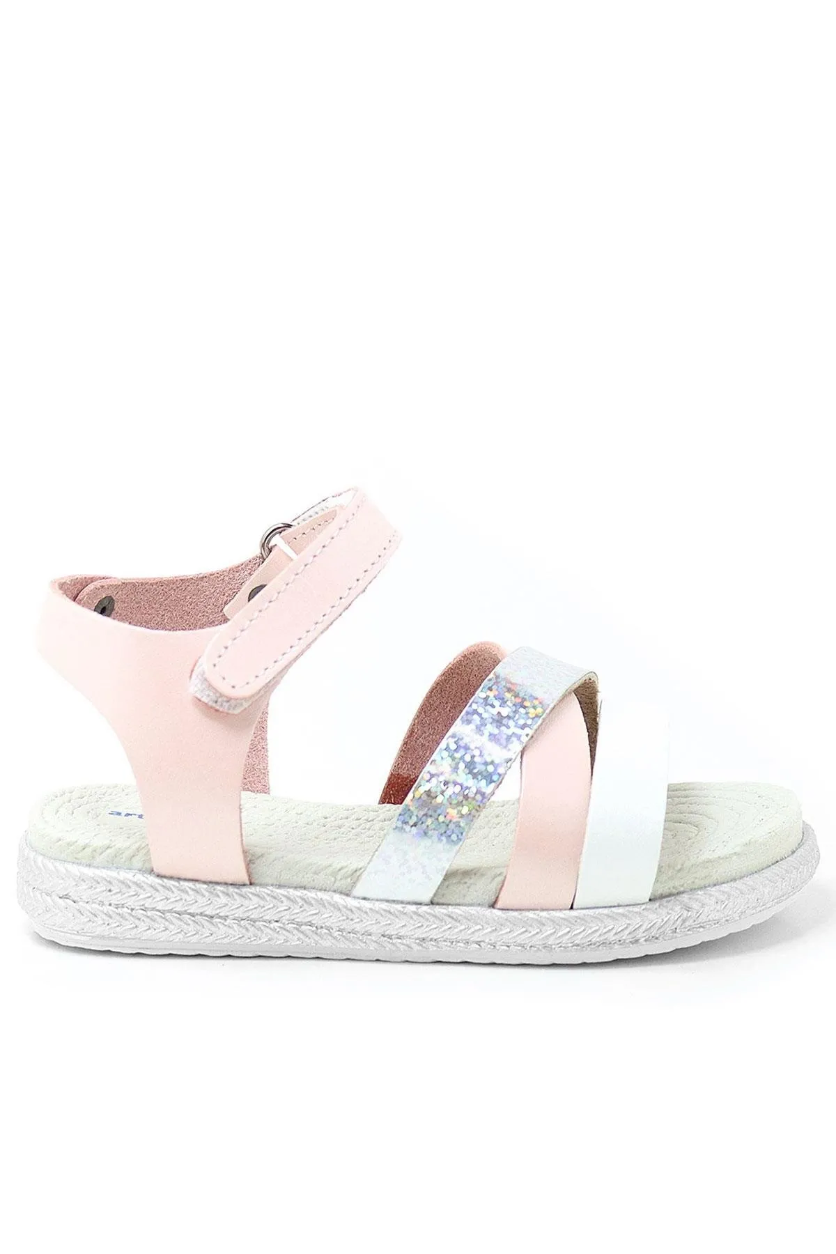 Artico Alexia Hakiki Deri Vaketa Pembe Kız Bebek Sandalet