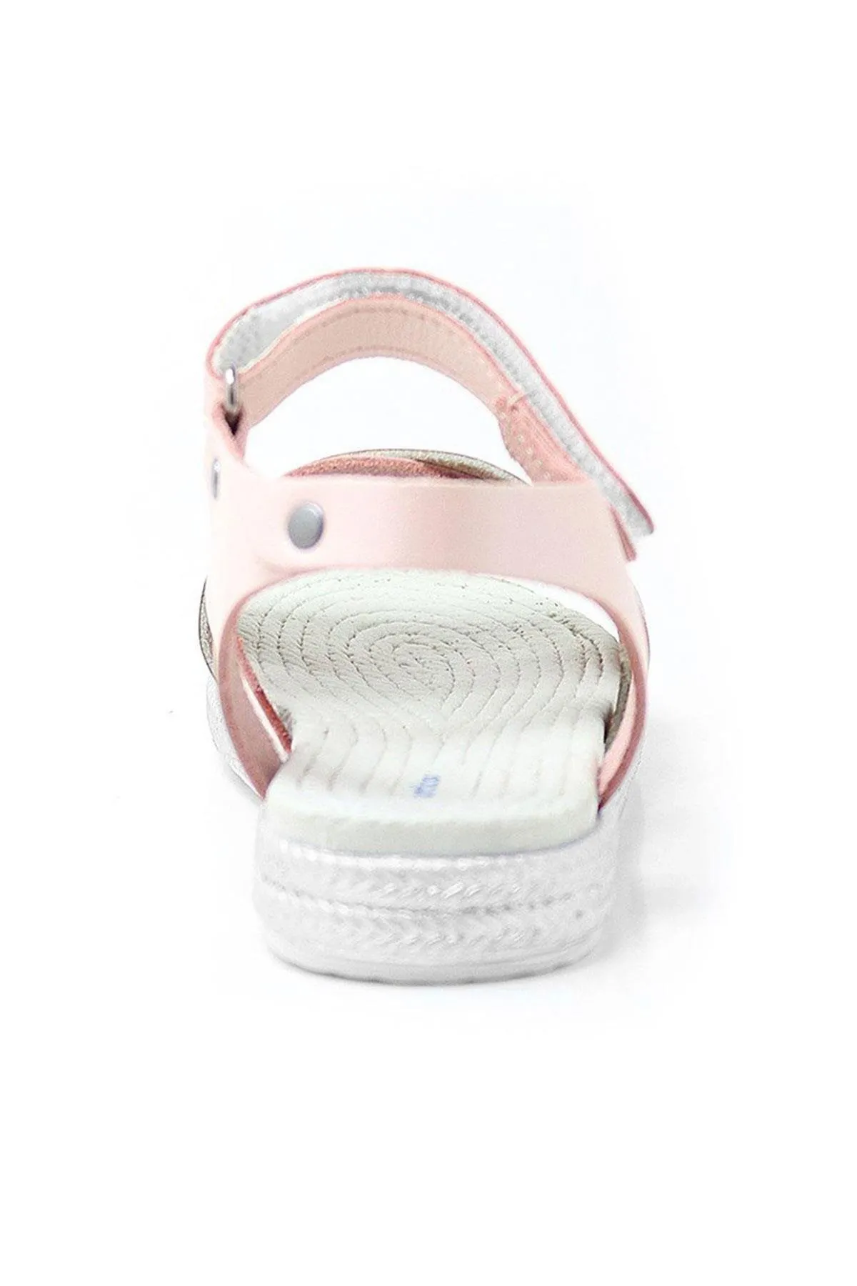 Artico Alexia Hakiki Deri Vaketa Pembe Kız Bebek Sandalet