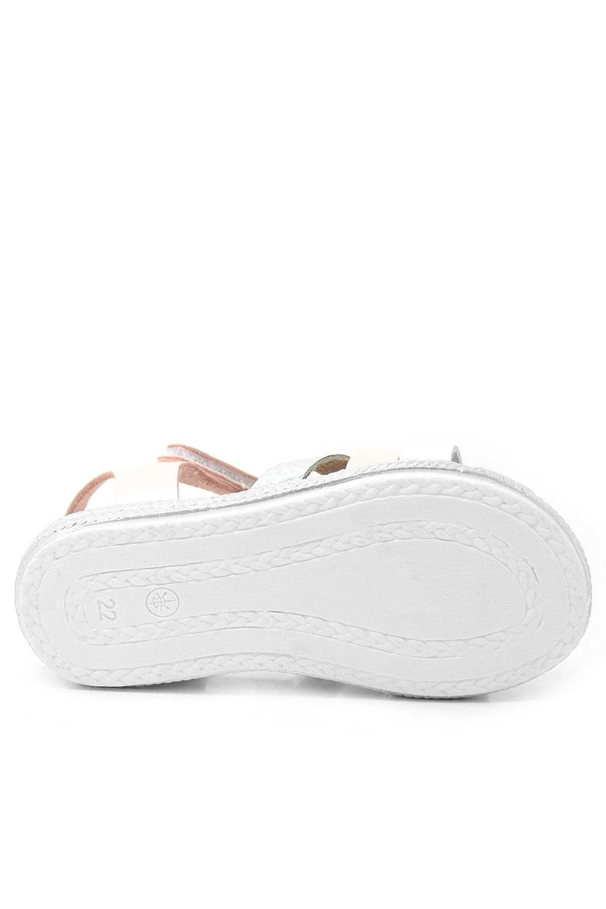 Artico Alexia Hakiki Deri Vaketa Pembe Kız Bebek Sandalet