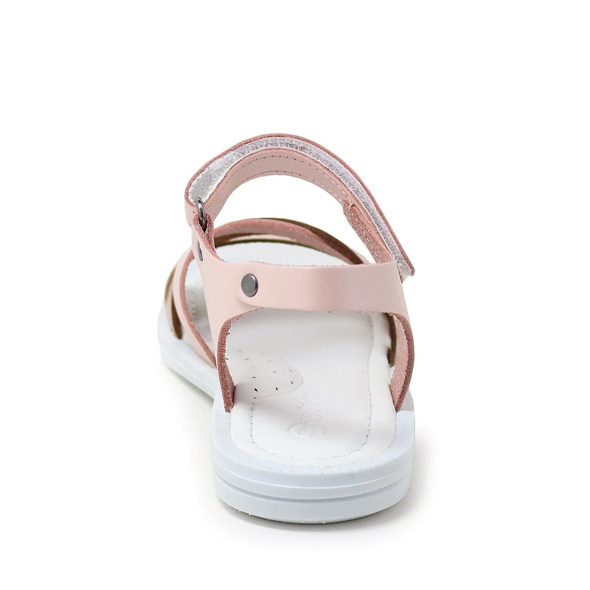 Artico Alexia Hakiki Deri Vaketa Pudra Pembe Kız Çocuk Sandalet