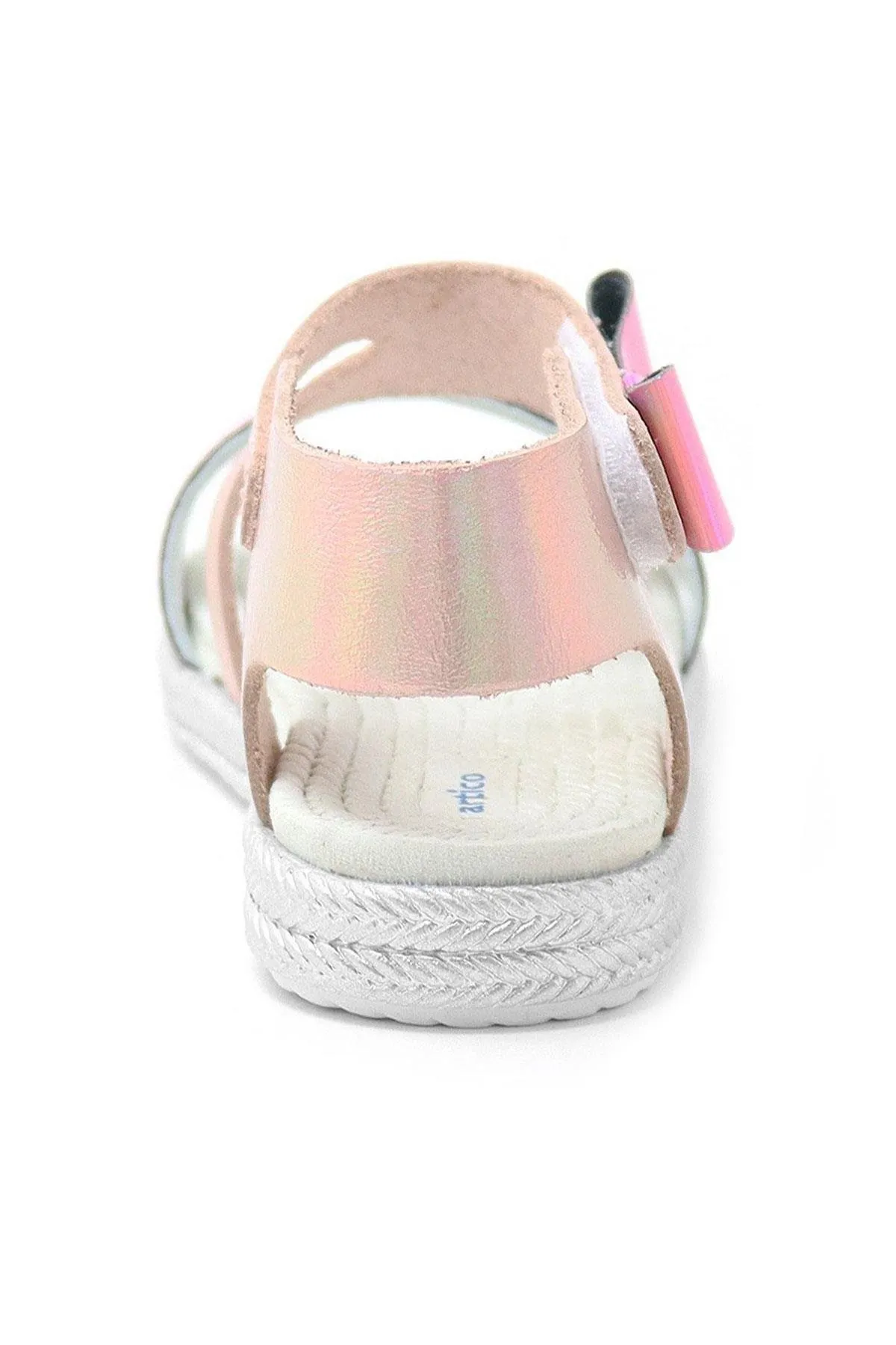 Artico Elenis Hakiki Deri Pembe Kız Bebek Sandalet