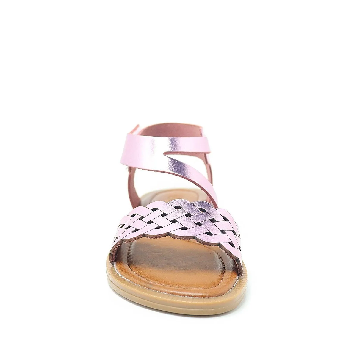 Artico Etoile Hakiki Deri Pembe Vaketa Kız Çocuk Sandalet