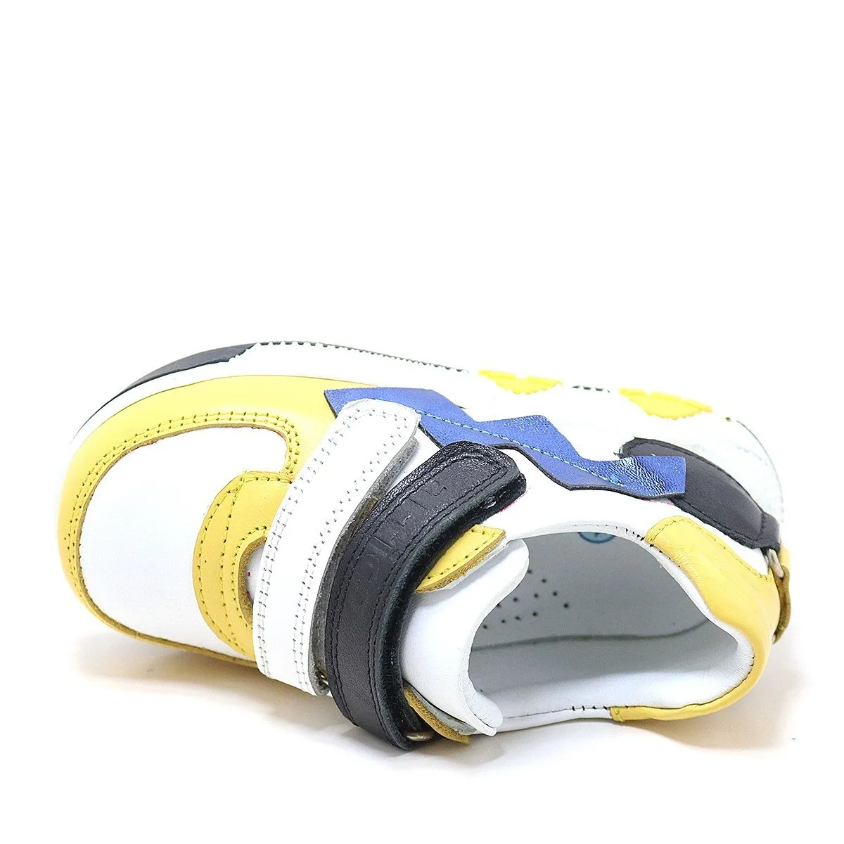 Artico Fonsis Hakiki Deri Sarı Cırtlı Bebek Spor Ayakkabı