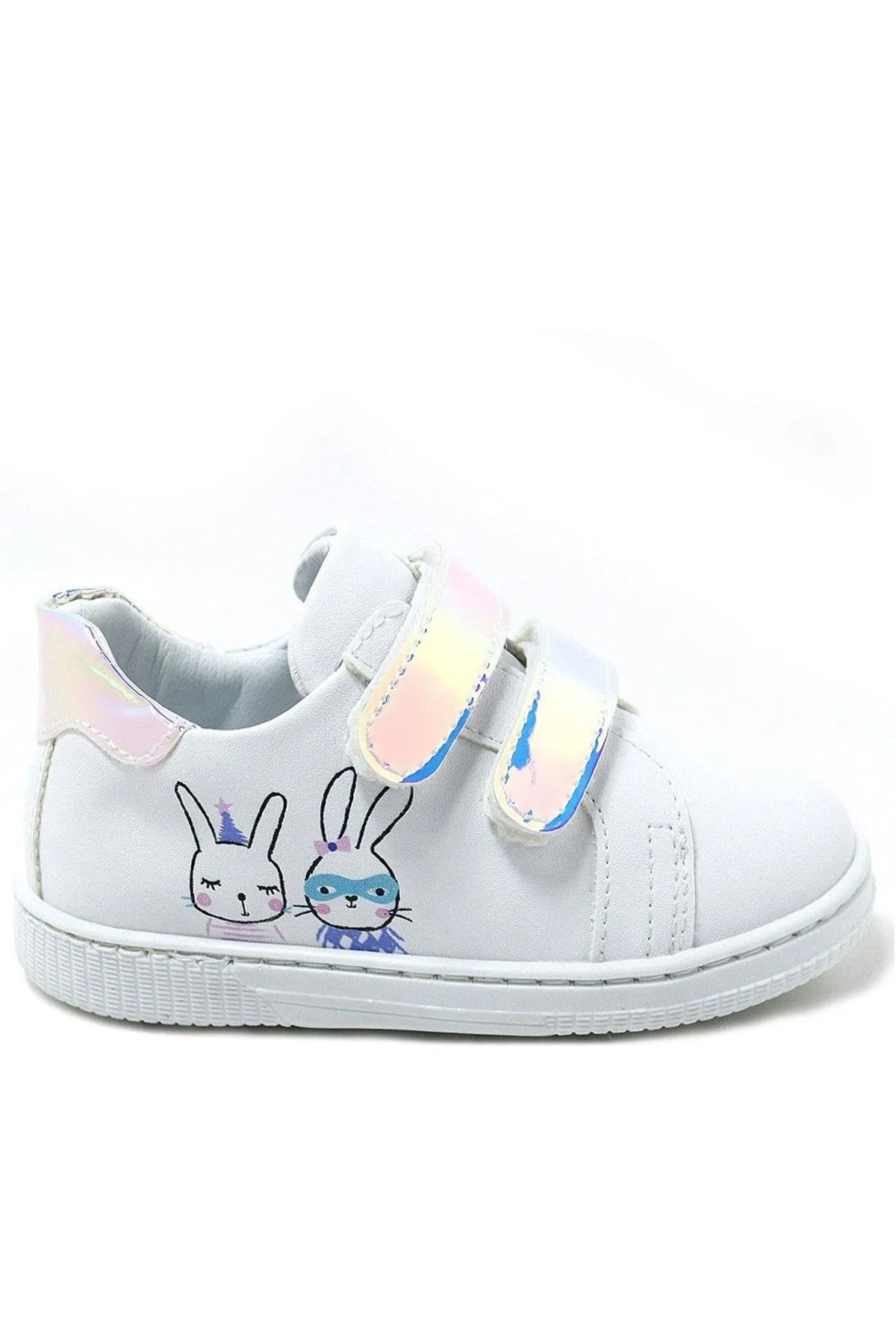 Artico Miclou Beyaz Cırtlı Kız Bebek Spor Ayakkabı