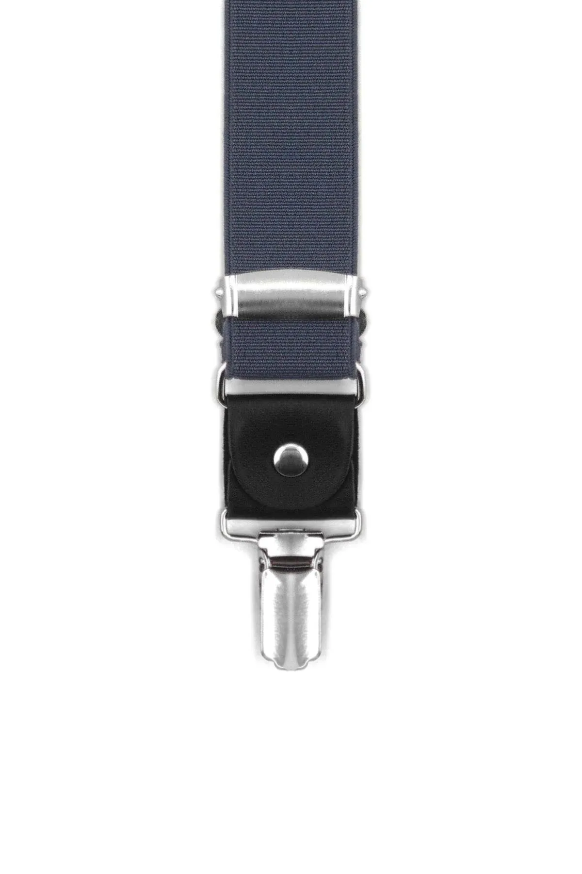 Ayarlanabilir Klipsli Gri Lacivert Çocuk Kemer Pantolon Askısı