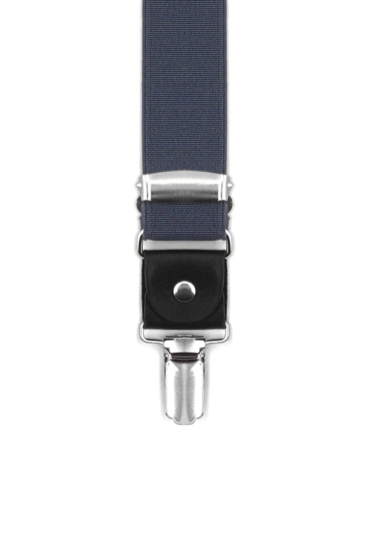 Ayarlanabilir Klipsli Gri Lacivert Çocuk Kemer Pantolon Askısı