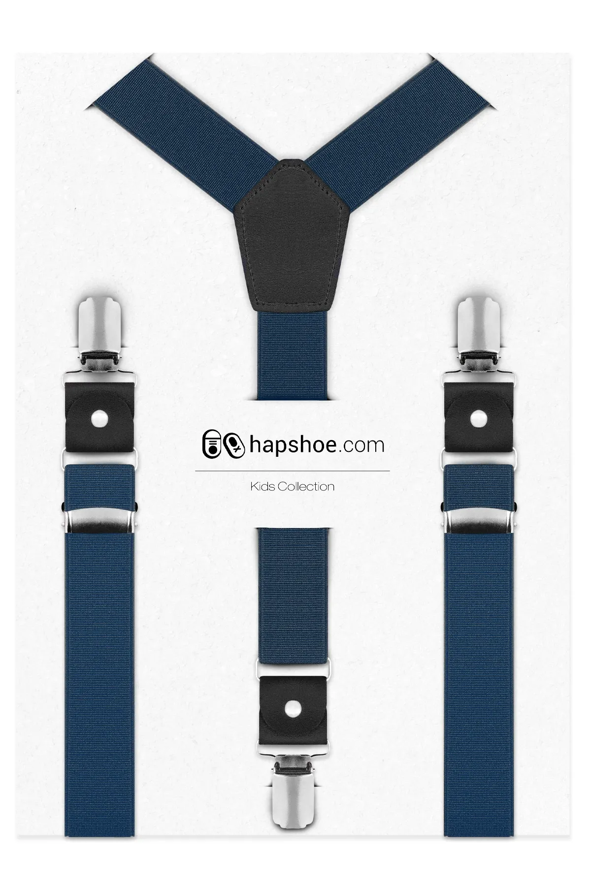 Ayarlanabilir Klipsli Lacivert Çocuk Kemer Pantolon Askısı