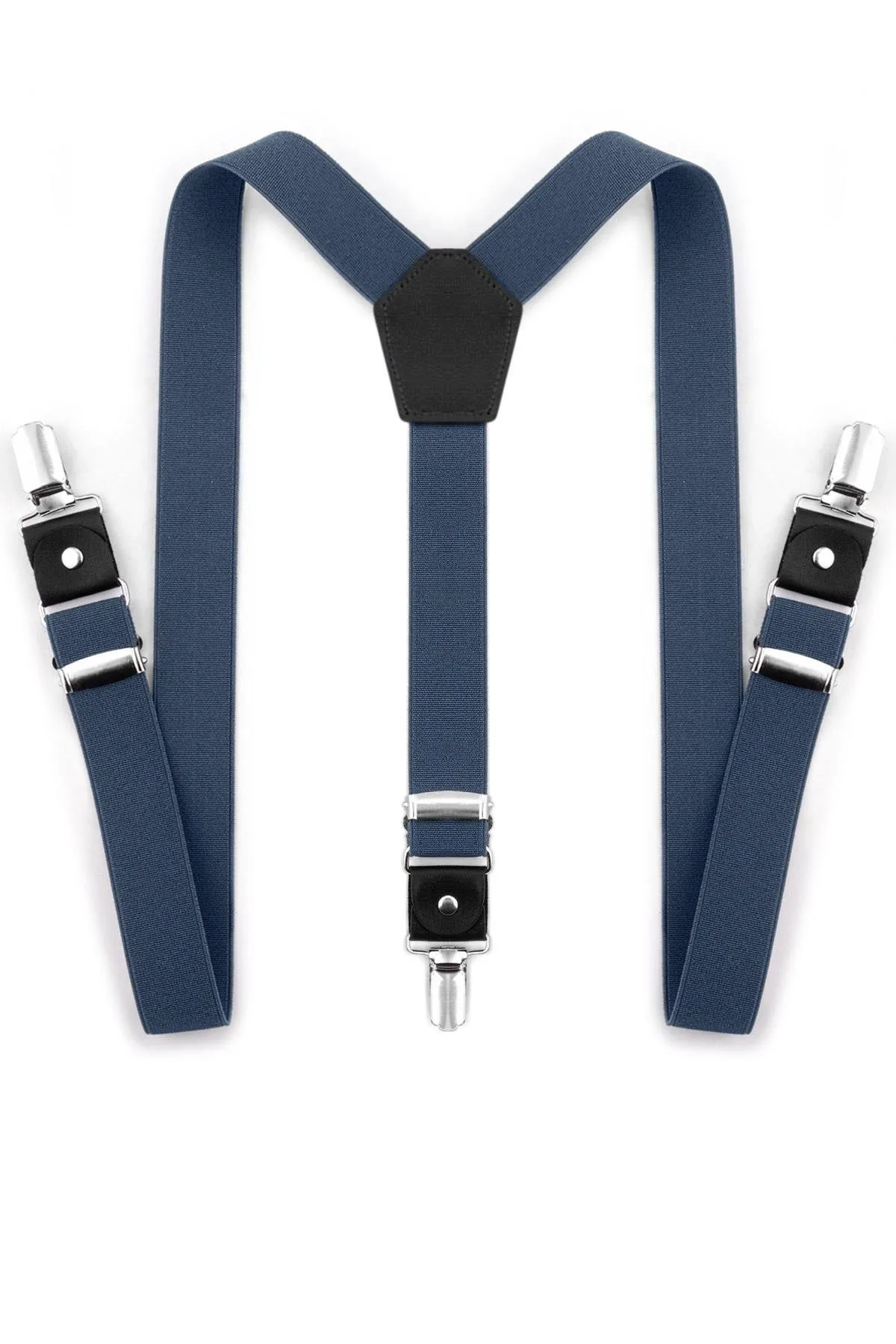 Ayarlanabilir Klipsli Lacivert Çocuk Kemer Pantolon Askısı