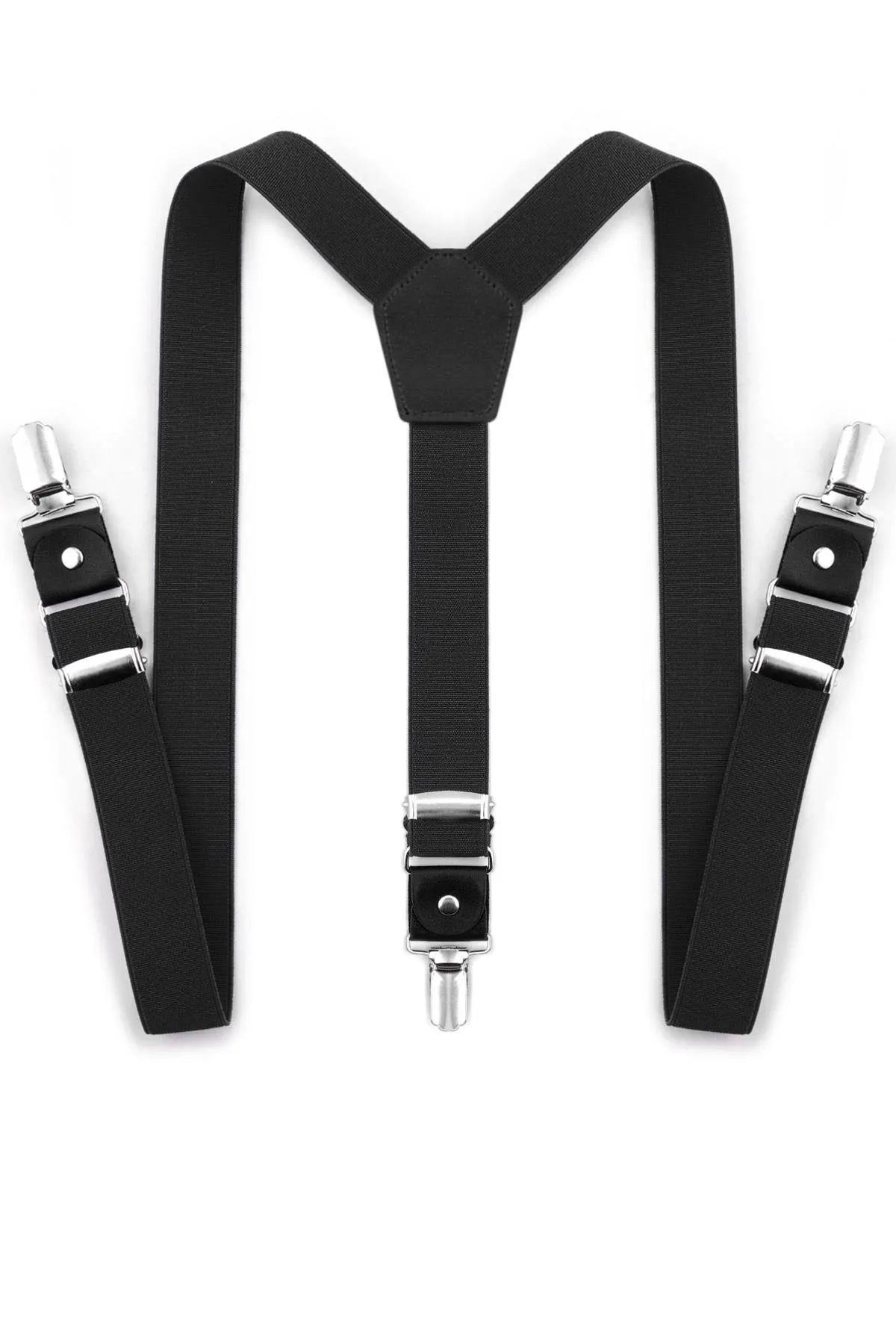 Ayarlanabilir Klipsli Siyah Çocuk Kemer Pantolon Askısı