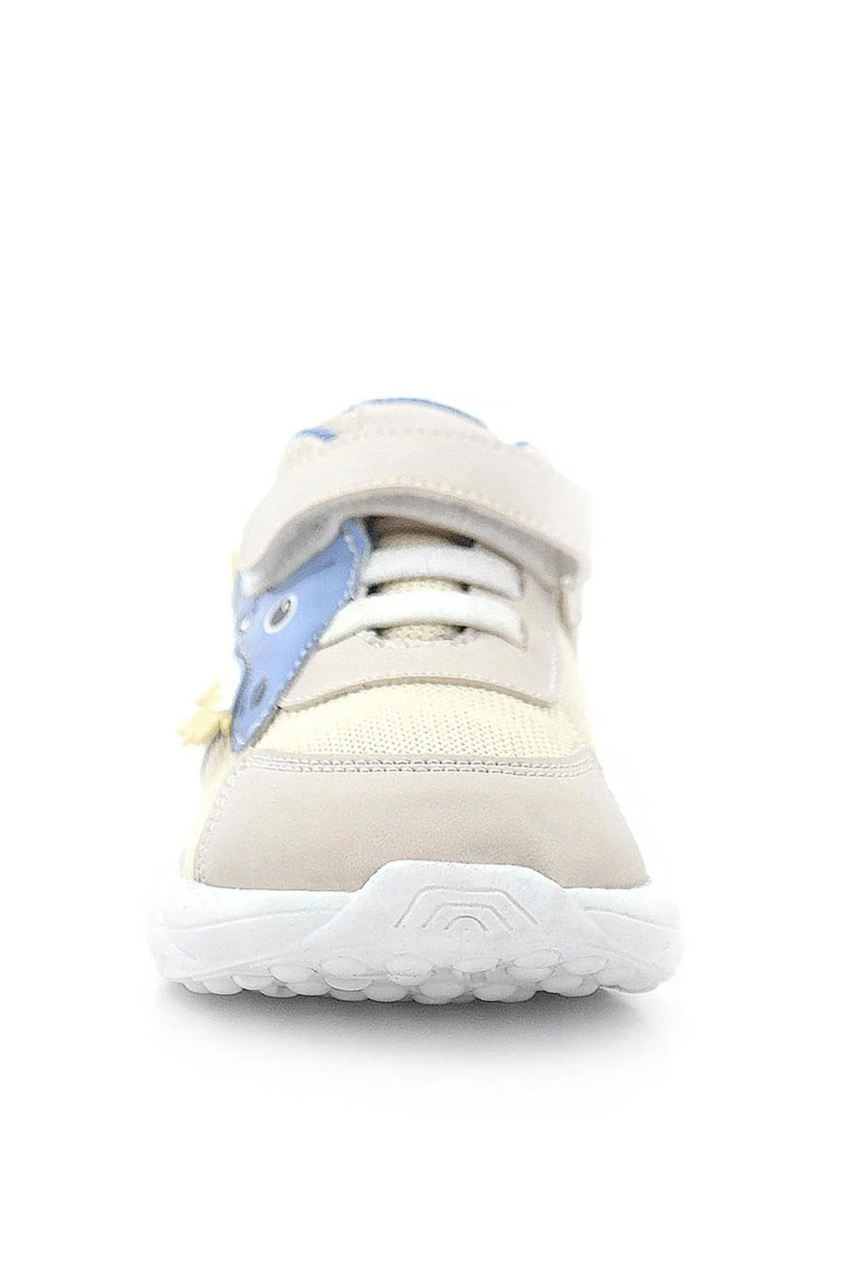Barefoot Krem Dinazorlu Cırtlı Lastikli Çocuk Spor Ayakkabı