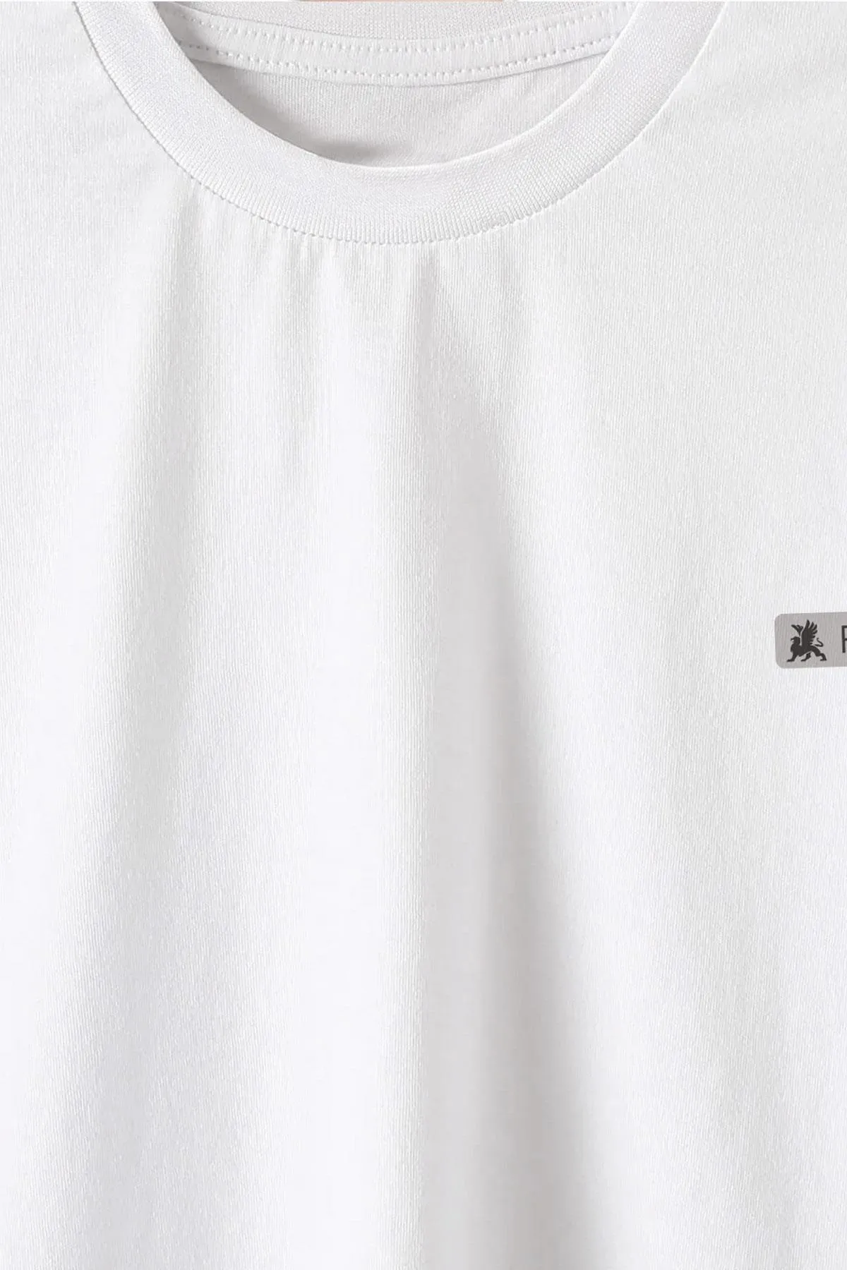 Beyaz %100 Pamuk Unisex Kısa Kollu Çocuk Tişört