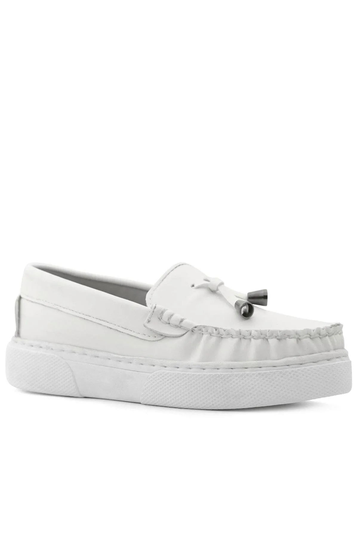 Beyaz Cilt Ekstra Hafif Çocuk Makosen Ayakkabı