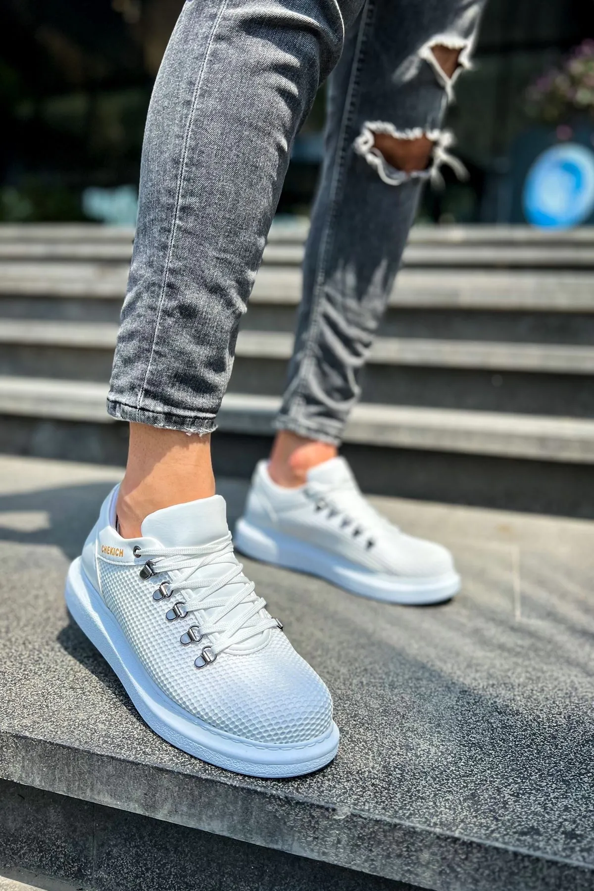 Ch021 - Cbt Favo Erkek Ayakkabı Beyaz