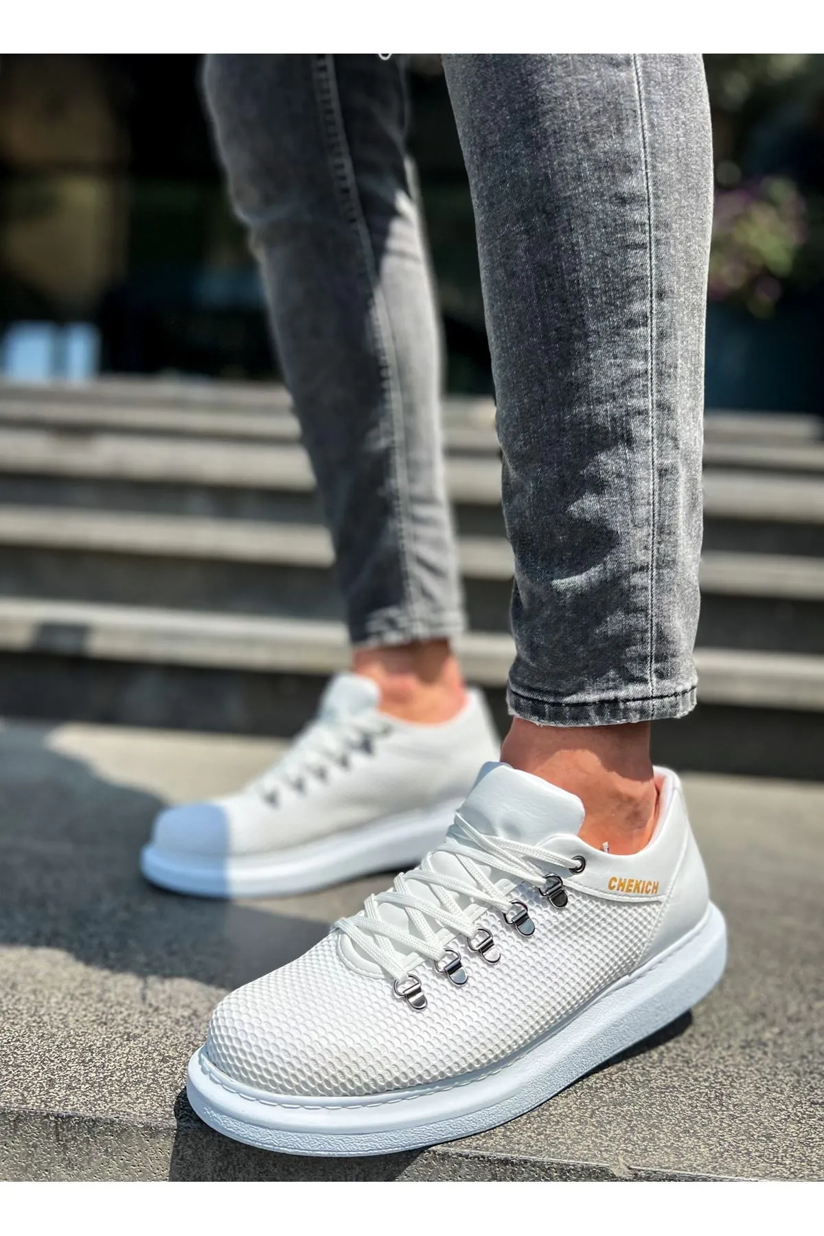 Ch021 - Cbt Favo Erkek Ayakkabı Beyaz