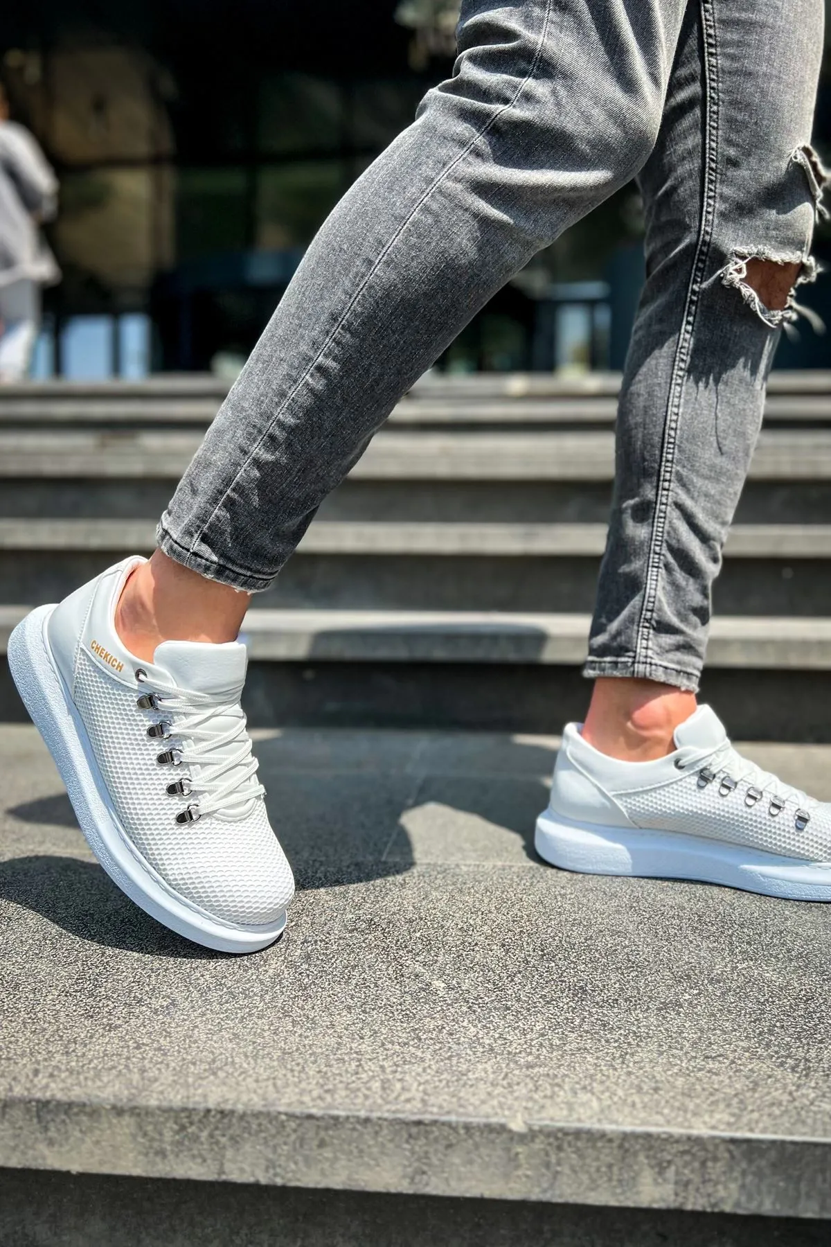 Ch021 - Cbt Favo Erkek Ayakkabı Beyaz