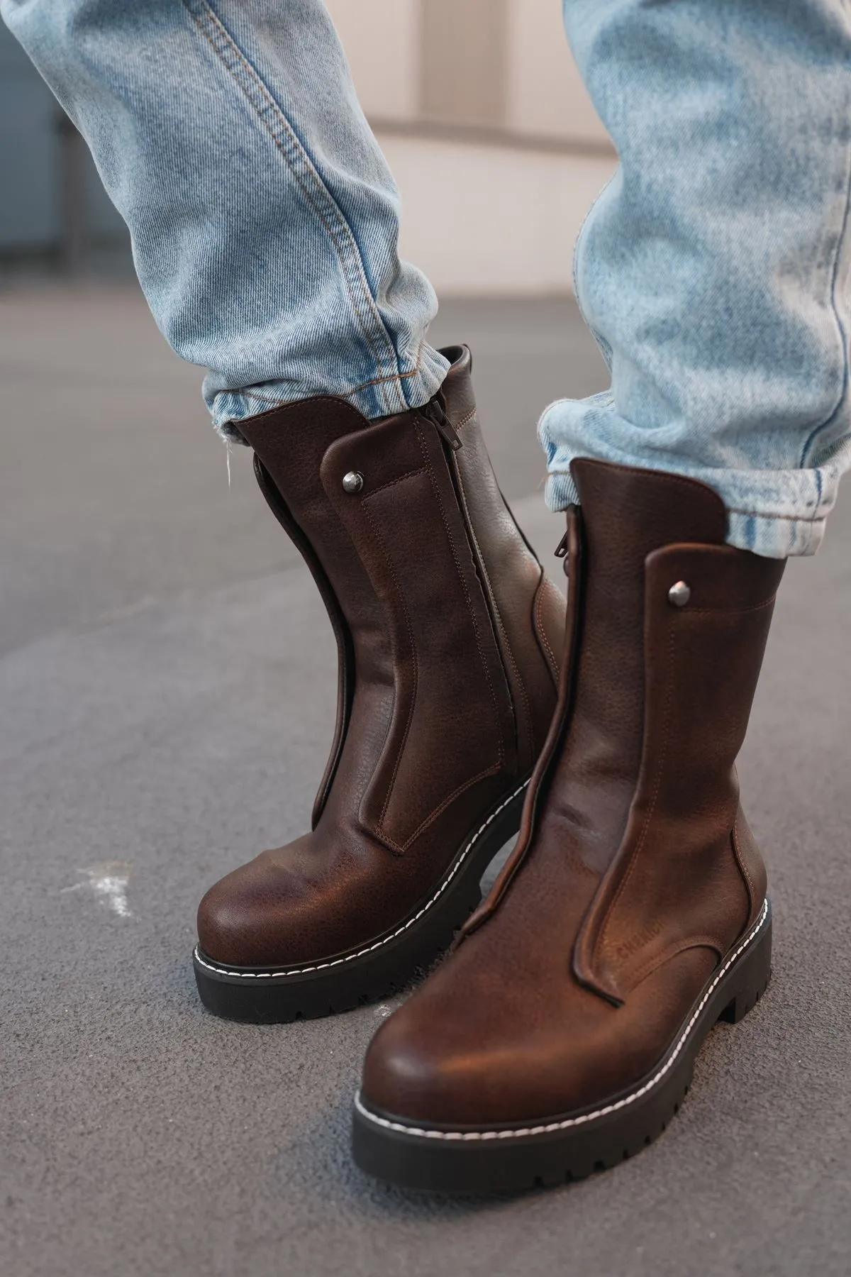 Ch027 - Cst Quebec Erkek Bot Kahve