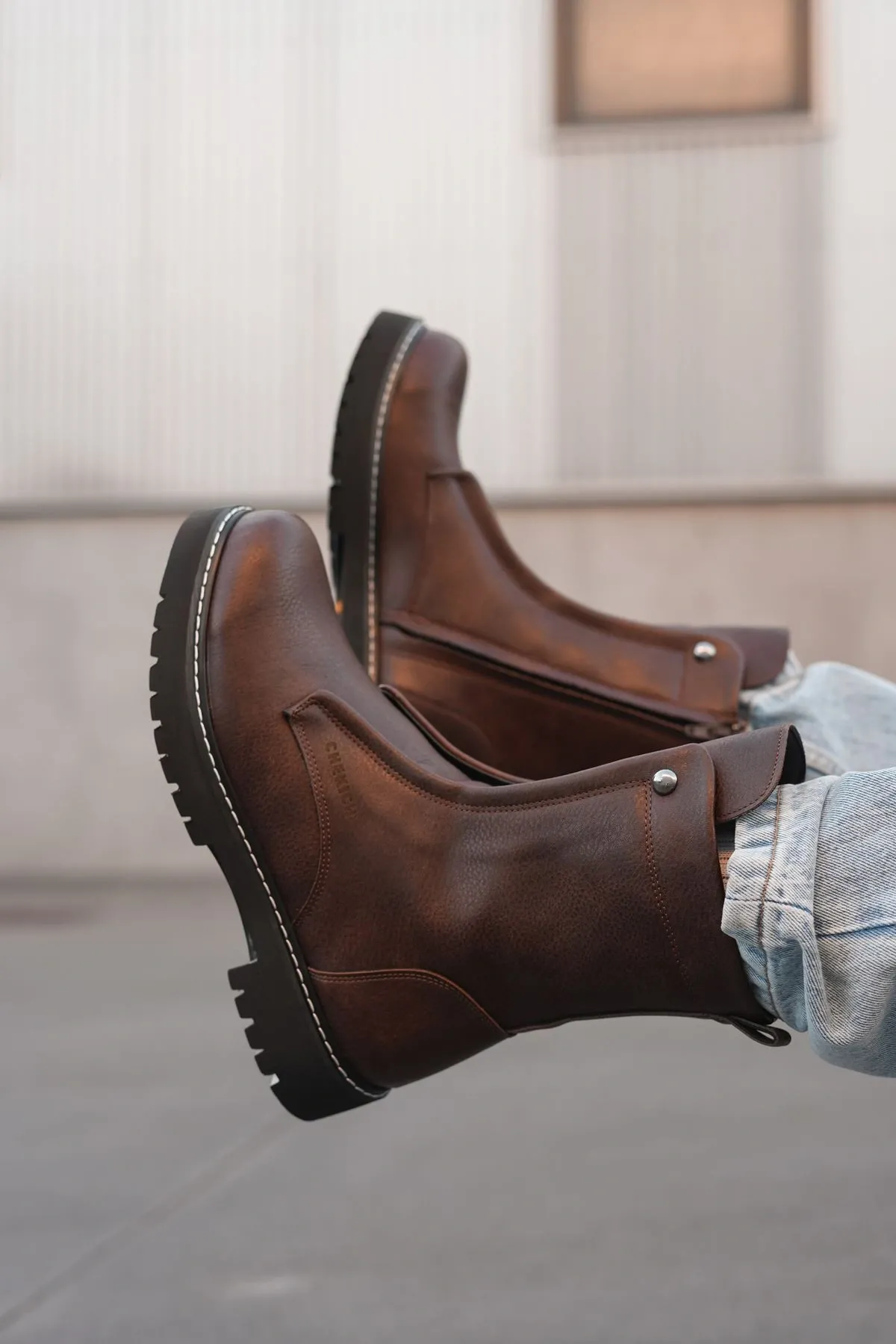 Ch027 - Cst Quebec Erkek Bot Kahve