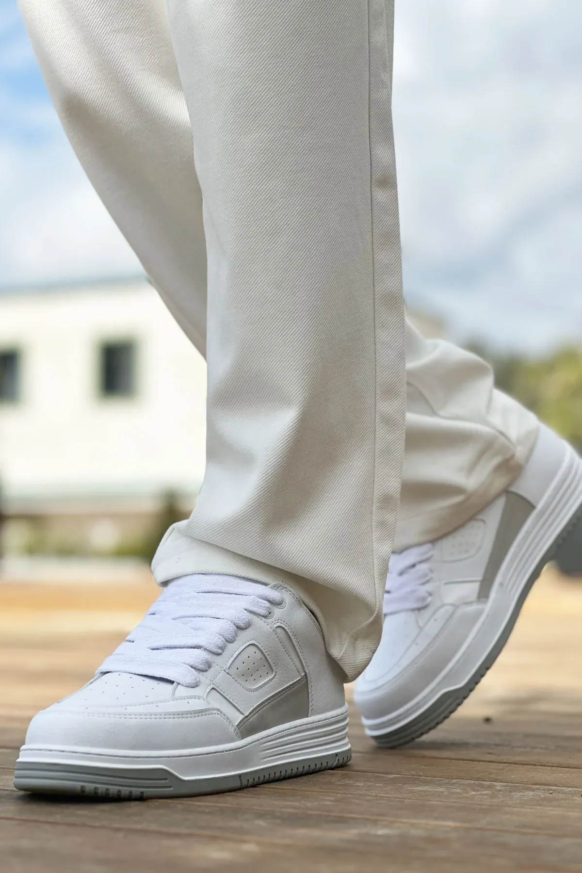 Ch2410 - Cbt Avax  Erkek Spor Ayakkabı Beyaz