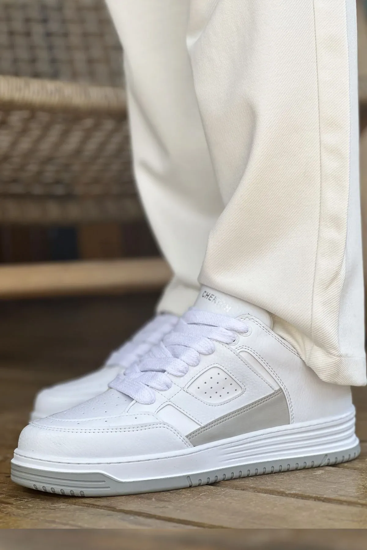 Ch2410 - Cbt Avax  Erkek Spor Ayakkabı Beyaz