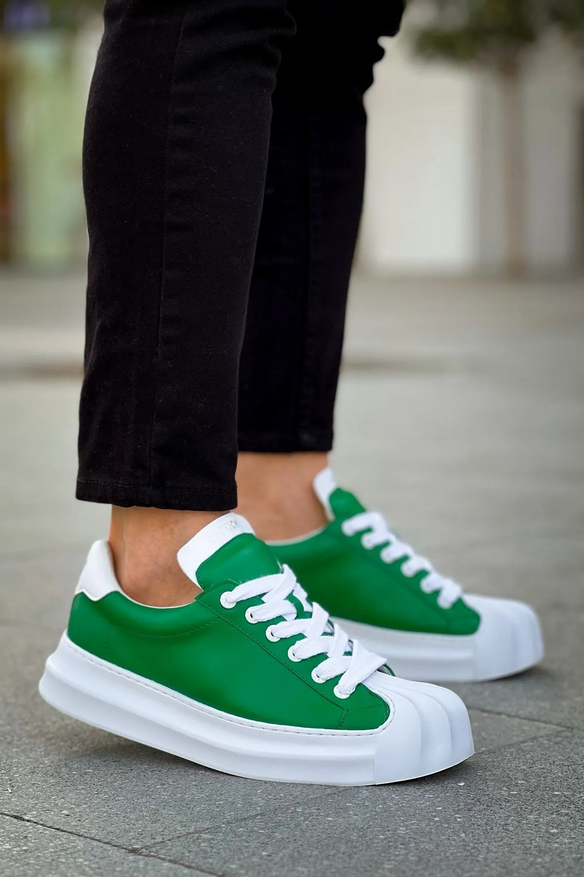 Ch2411 - Artenay  Erkek Ayakkabı Yeşil