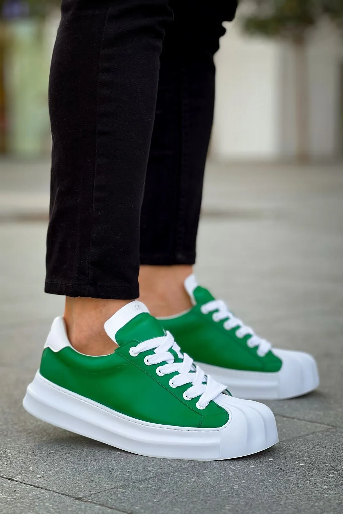 Ch2411 - Artenay  Erkek Ayakkabı Yeşil