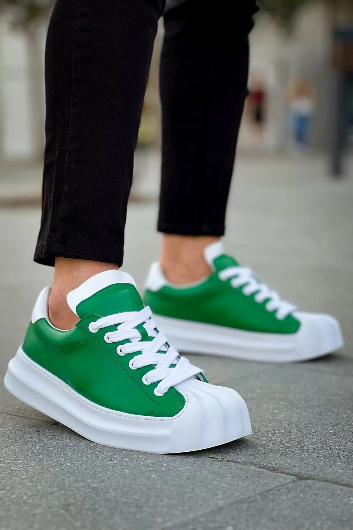 Ch2411 - Artenay  Erkek Ayakkabı Yeşil