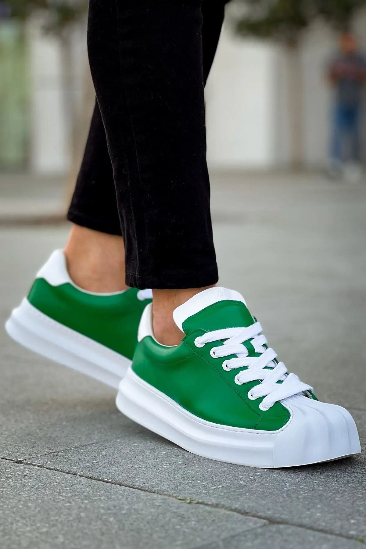 Ch2411 - Artenay  Erkek Ayakkabı Yeşil