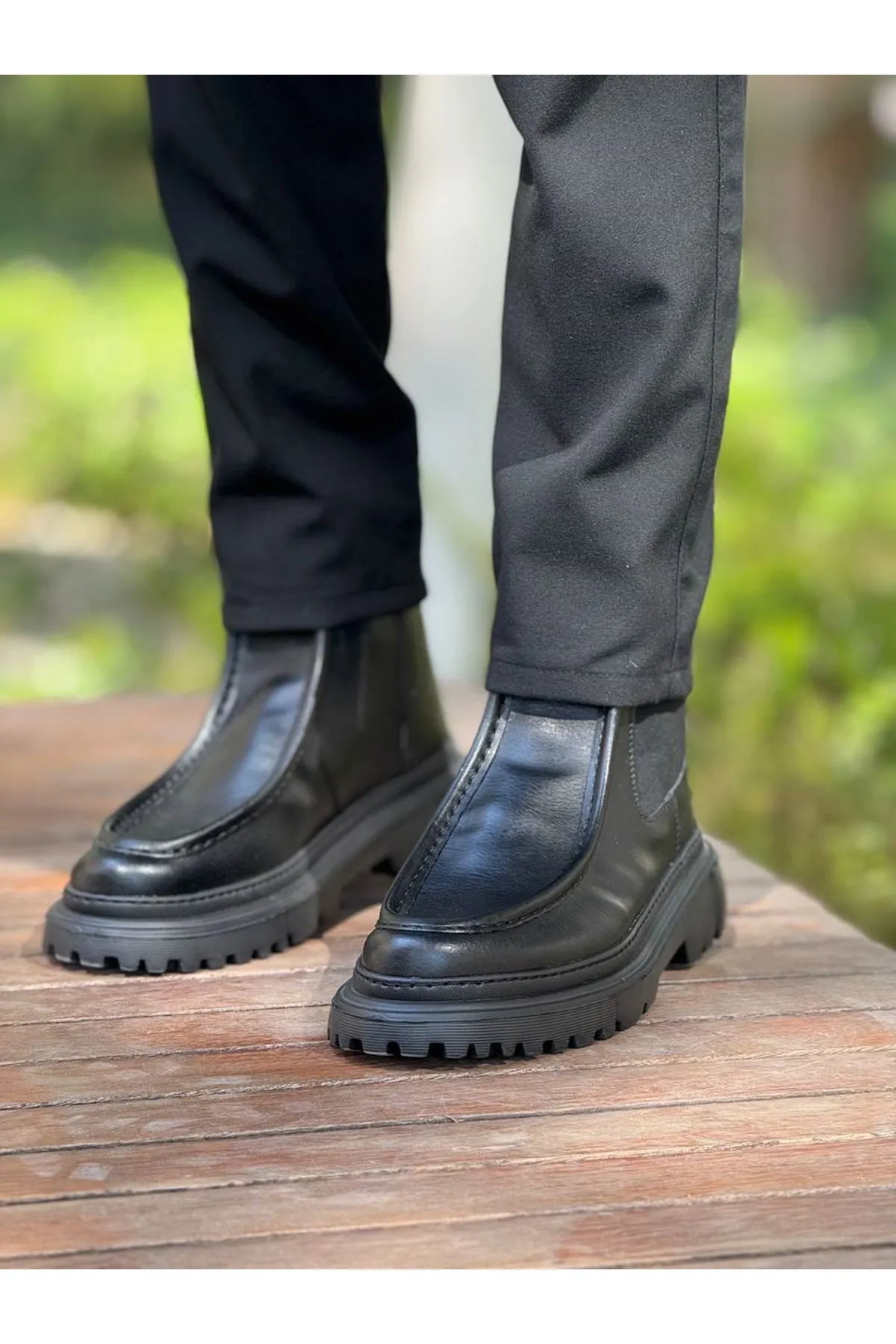 Ch2433 - Frt Erkek Bot Sıyah