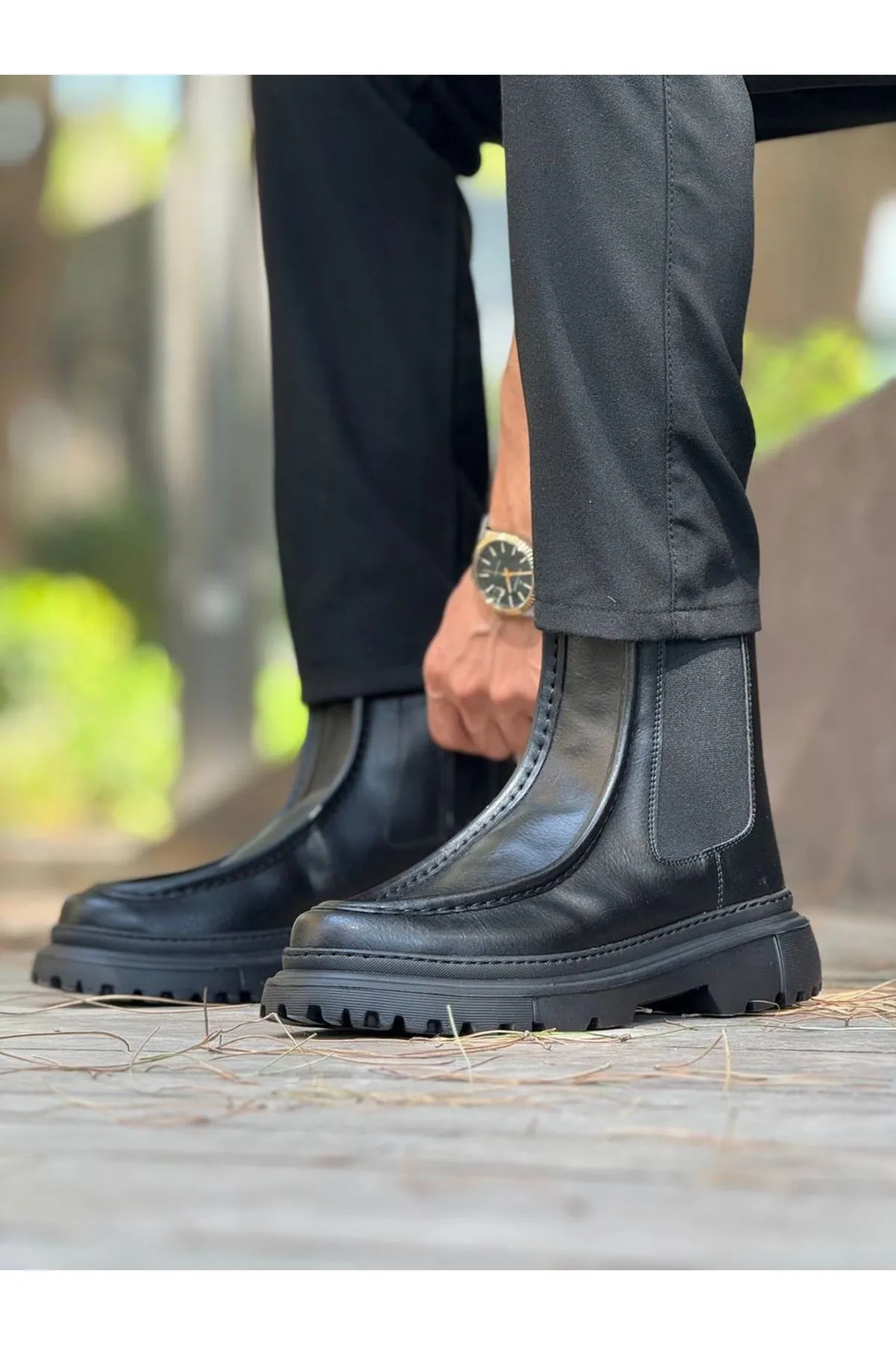 Ch2433 - Frt Erkek Bot Sıyah