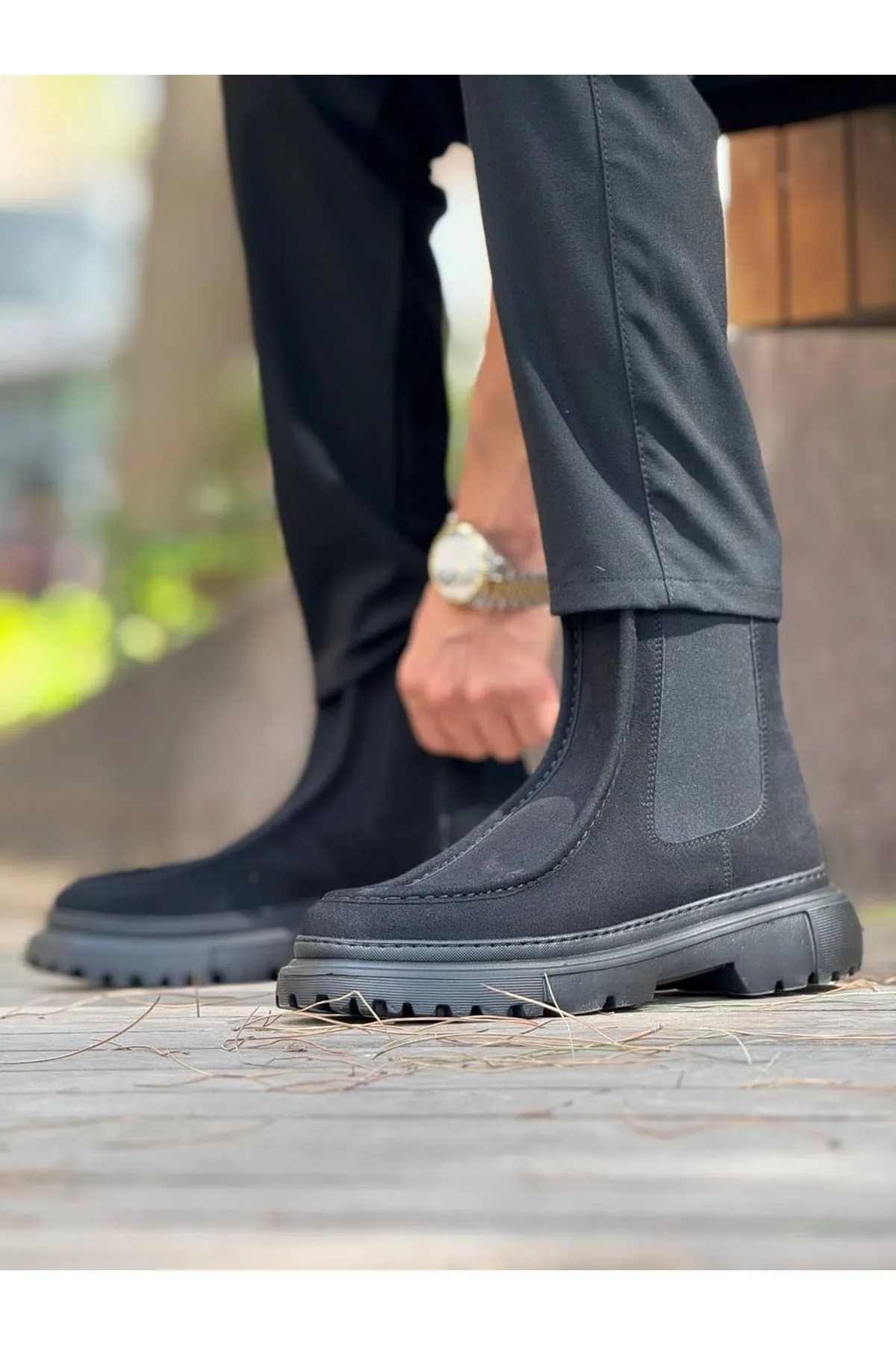 Ch2433 - Sst Erkek Bot Sıyah