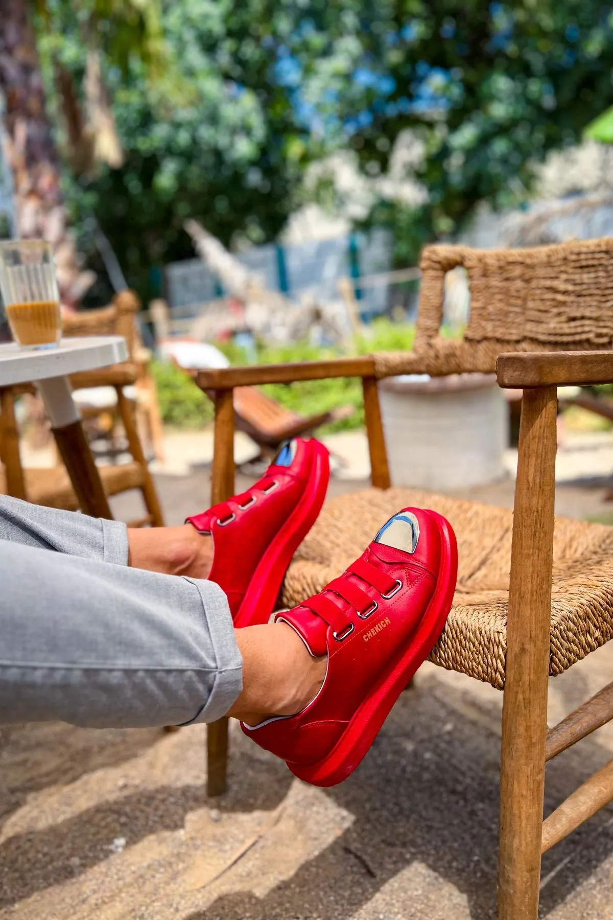 Ch251 - Crt Mirror Erkek Ayakkabı Kırmızı