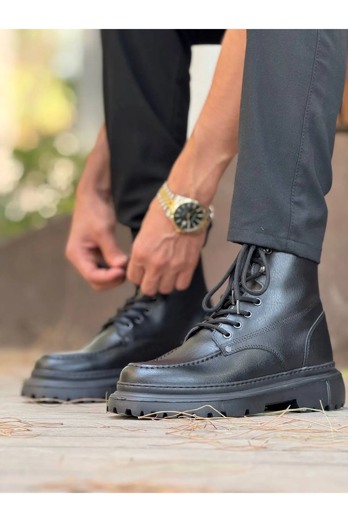 Ch2529 - Fantasya St Erkek Bot Sıyah