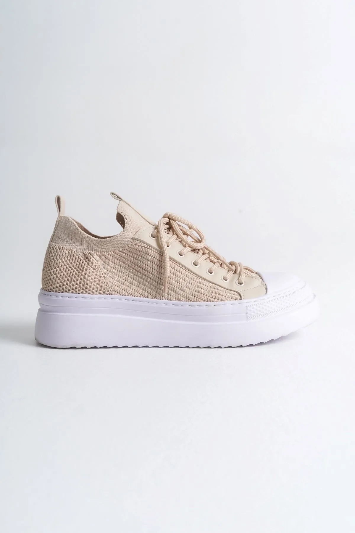 Ch2601 - Triko Erkek Ayakkabı Bej