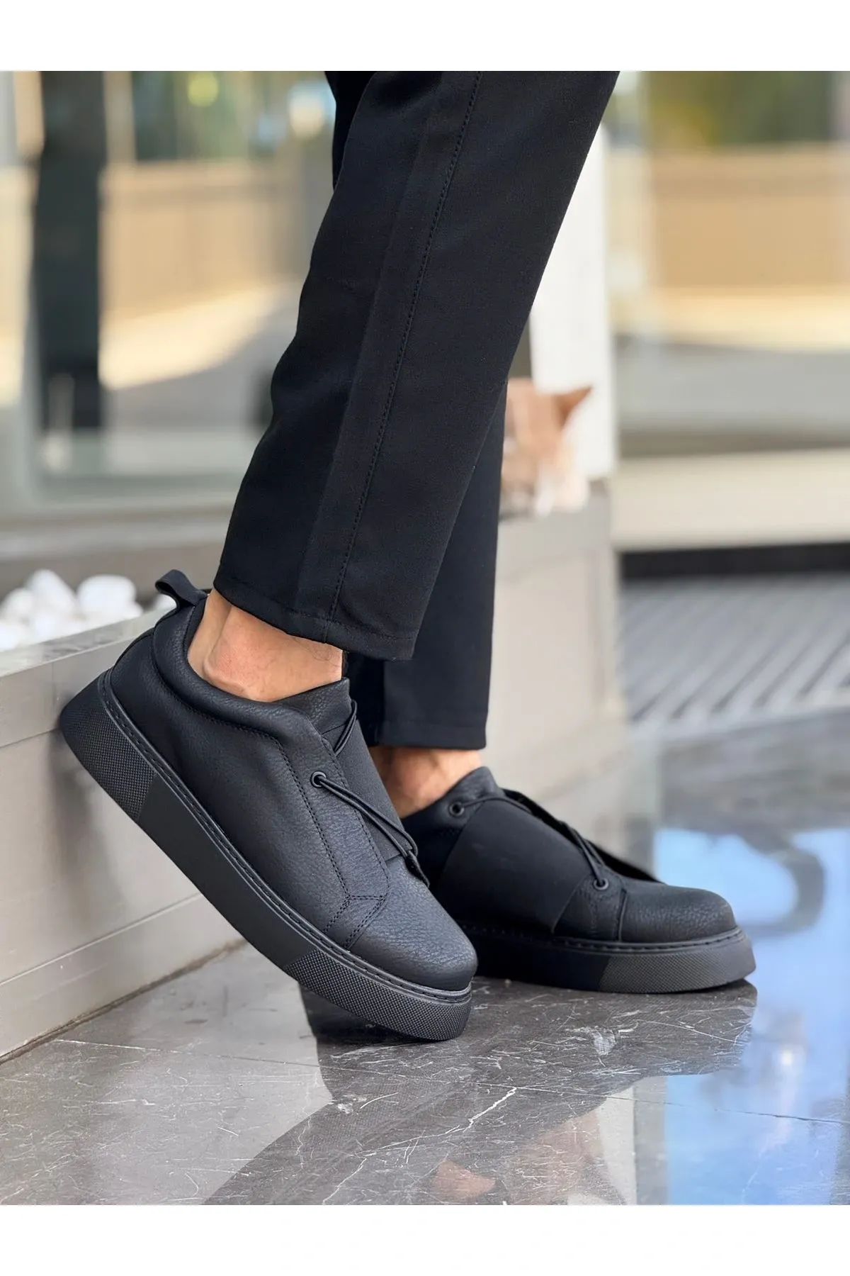 Ch2603 - İpekyol Erkek Ayakkabı Sıyah