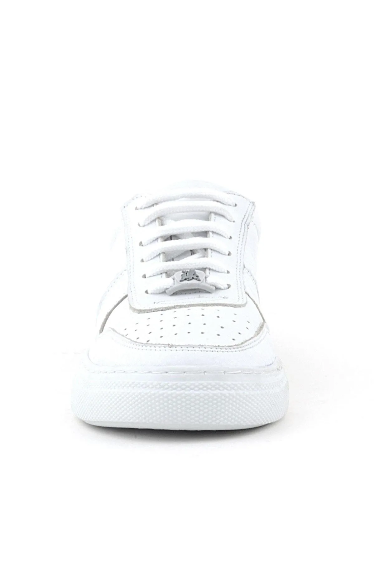 Hakiki Deri Beyaz Kız Çocuk Günlük Sneaker Ayakkabı