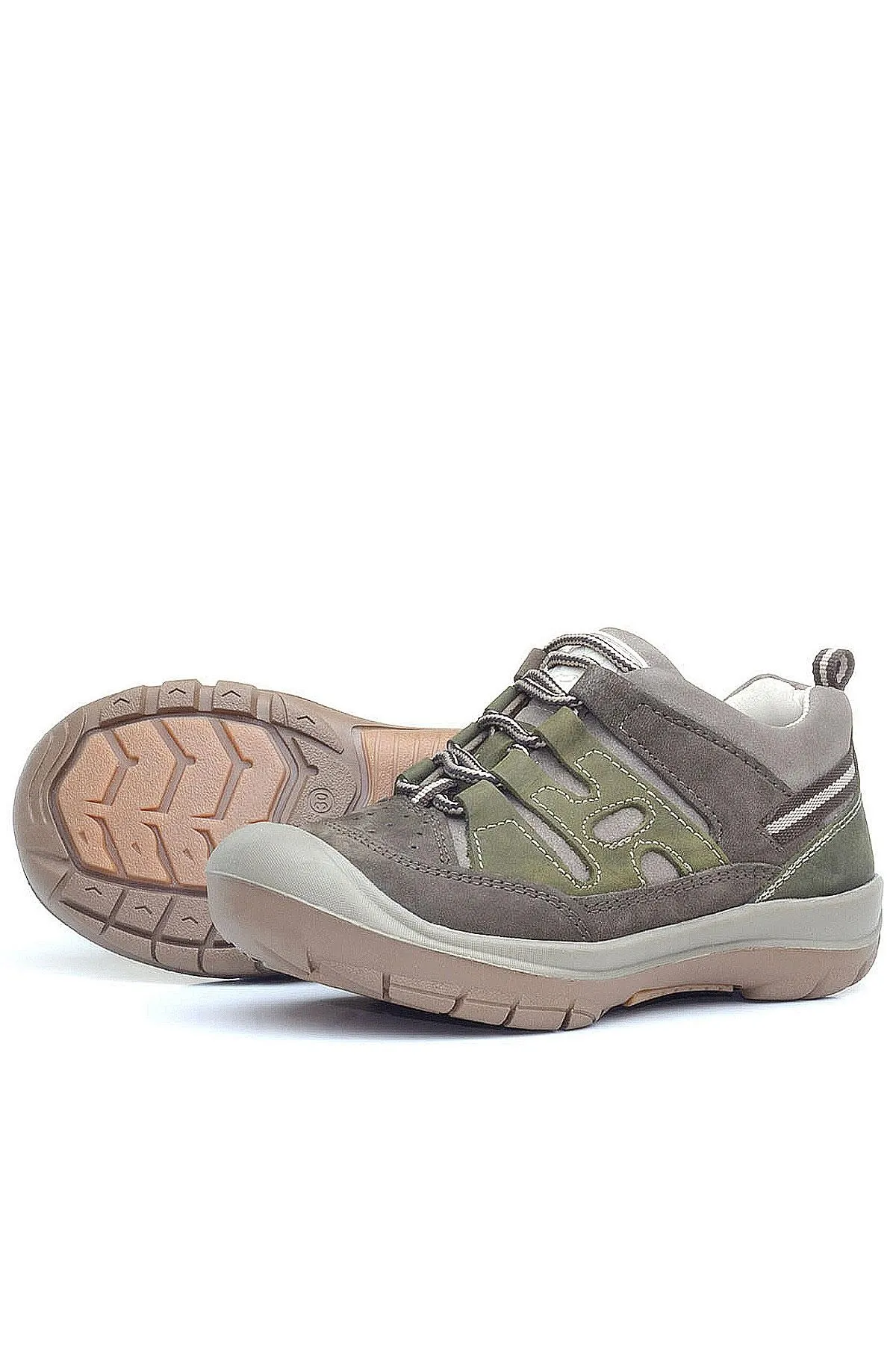 Hakiki Deri Haki Kum Bağcıklı Çocuk Outdoor Ayakkabı