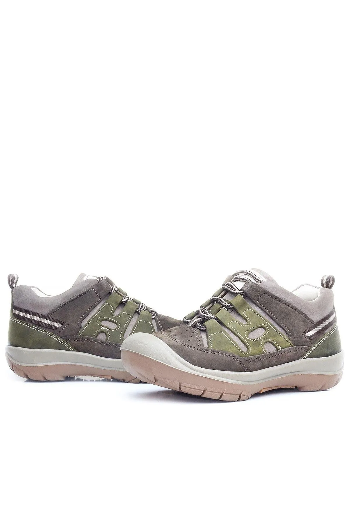 Hakiki Deri Haki Kum Bağcıklı Çocuk Outdoor Ayakkabı