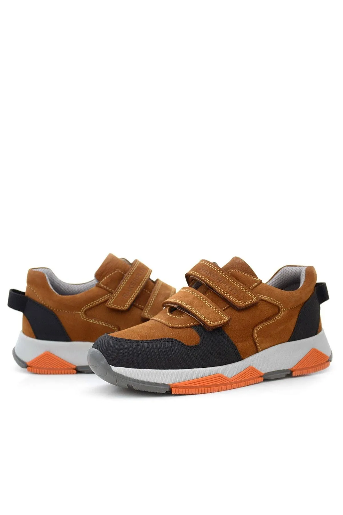 Hakiki Deri Taba Çocuk Okul Spor Ayakkabı