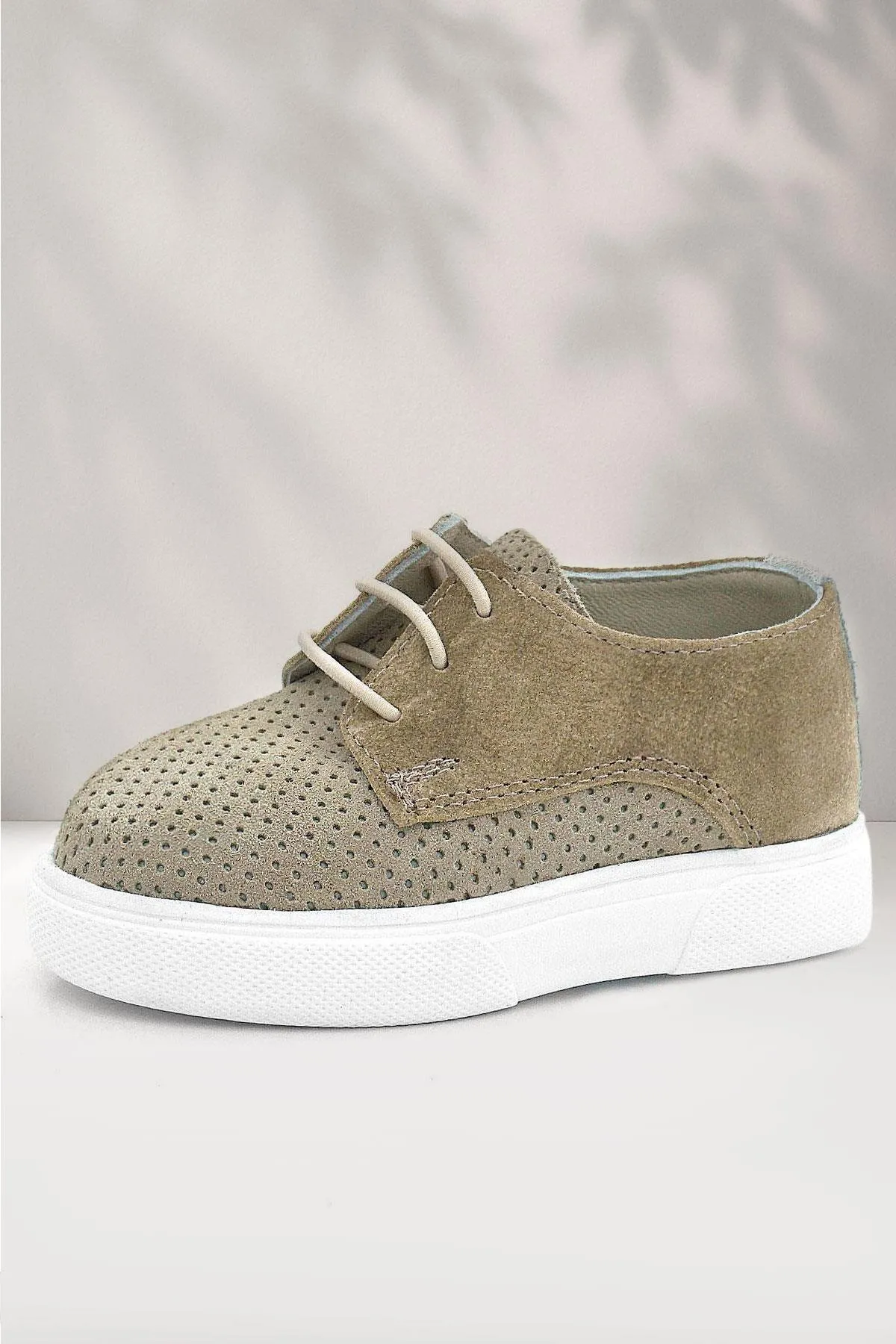 Hakiki Deri Vizon Lastikli Erkek Çocuk Günlük Ayakkabı