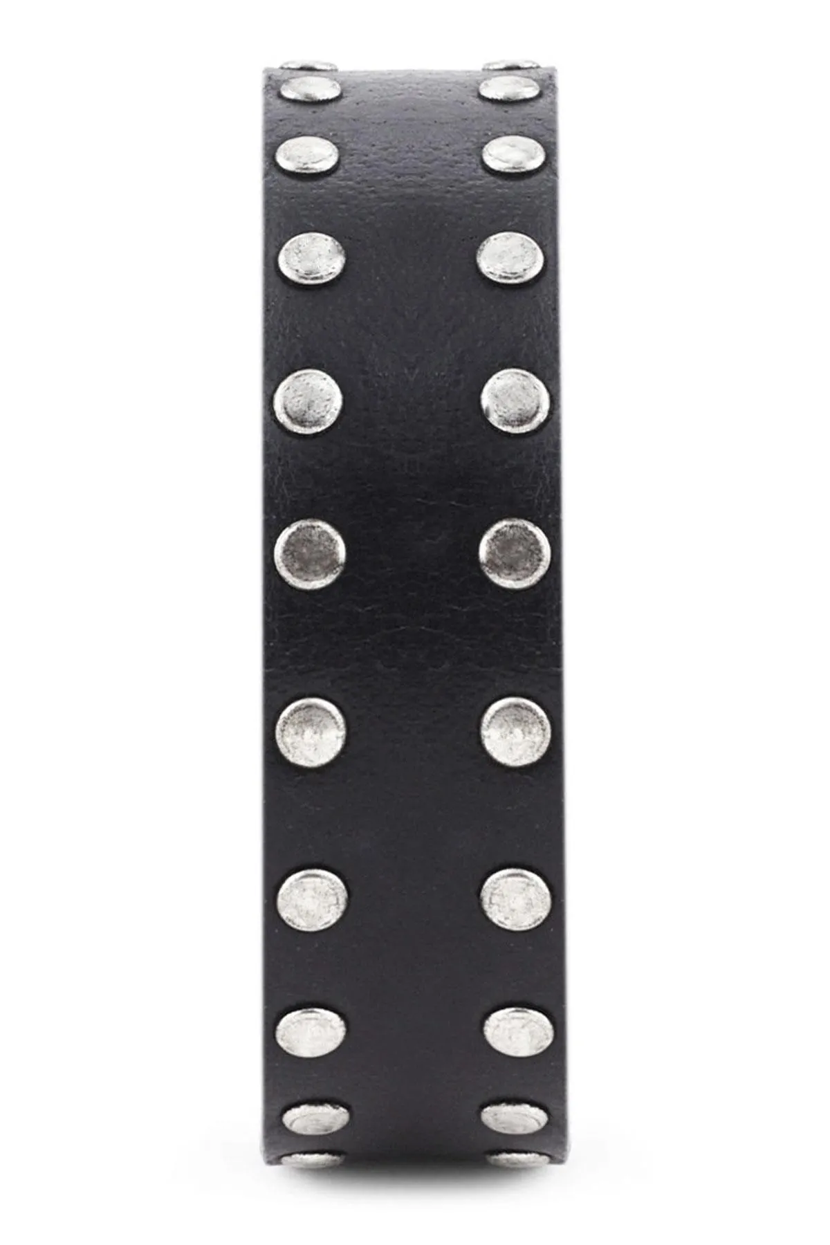 Hakiki Manda Derisi Siyah Metal Detaylı Kız Çocuk Kemer