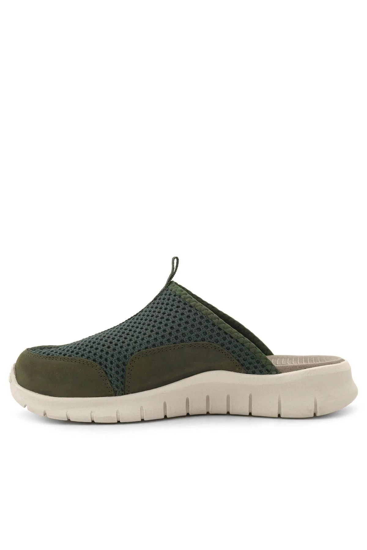 Heep Medikal Haki Yeşil Krem Tabanlı Comfort Spor Terlik