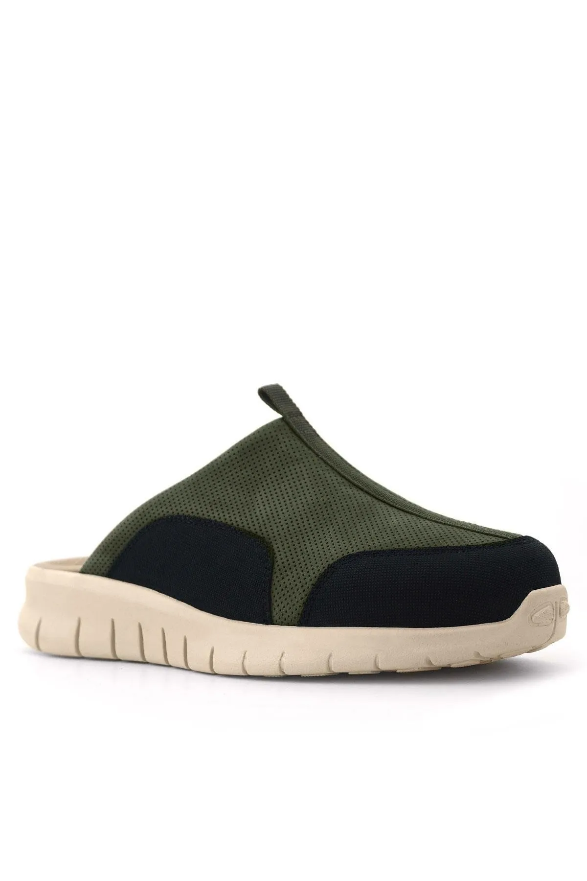 Heep Medikal Hakiki Deri Haki Siyah Krem Tabanlı Comfort Spor Terlik