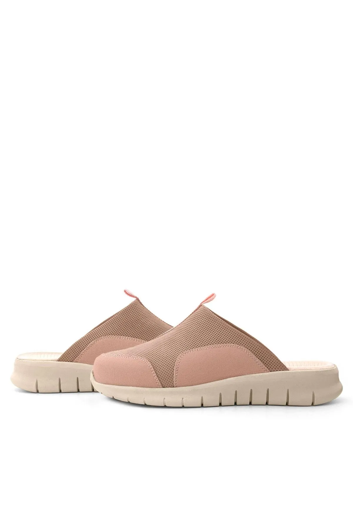 Heep Medikal Hakiki Deri Pudra Comfort Krem Tabanlı Spor Terlik