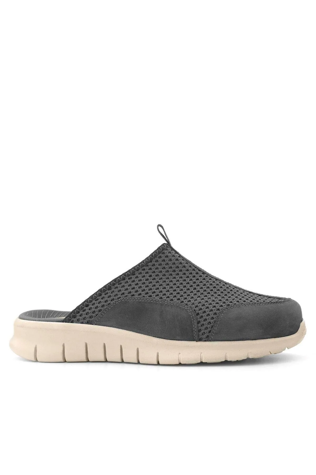 Heep Medikal Koyu Gri Krem Tabanlı Comfort Spor Terlik