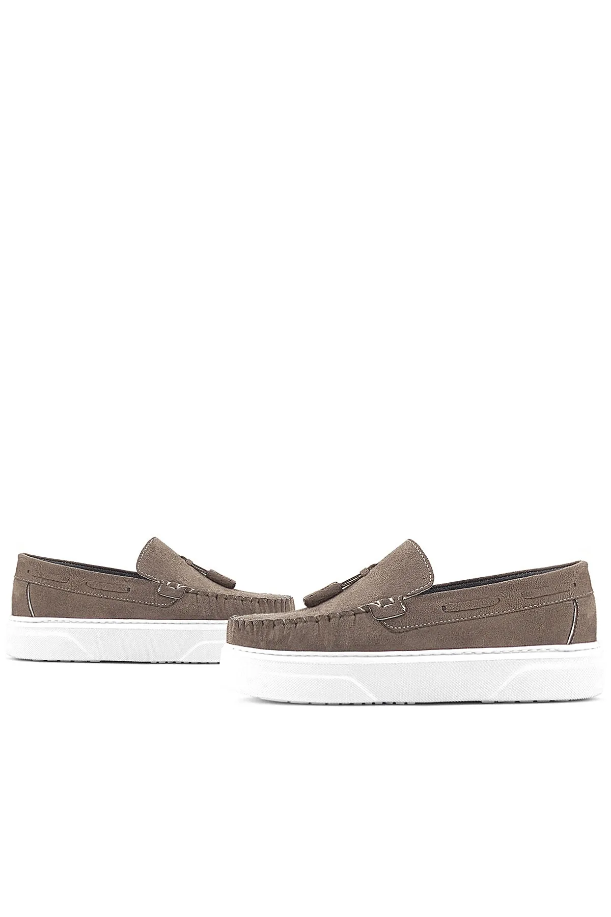 Kum Rengi Erkek Çocuk Makosen Ayakkabı