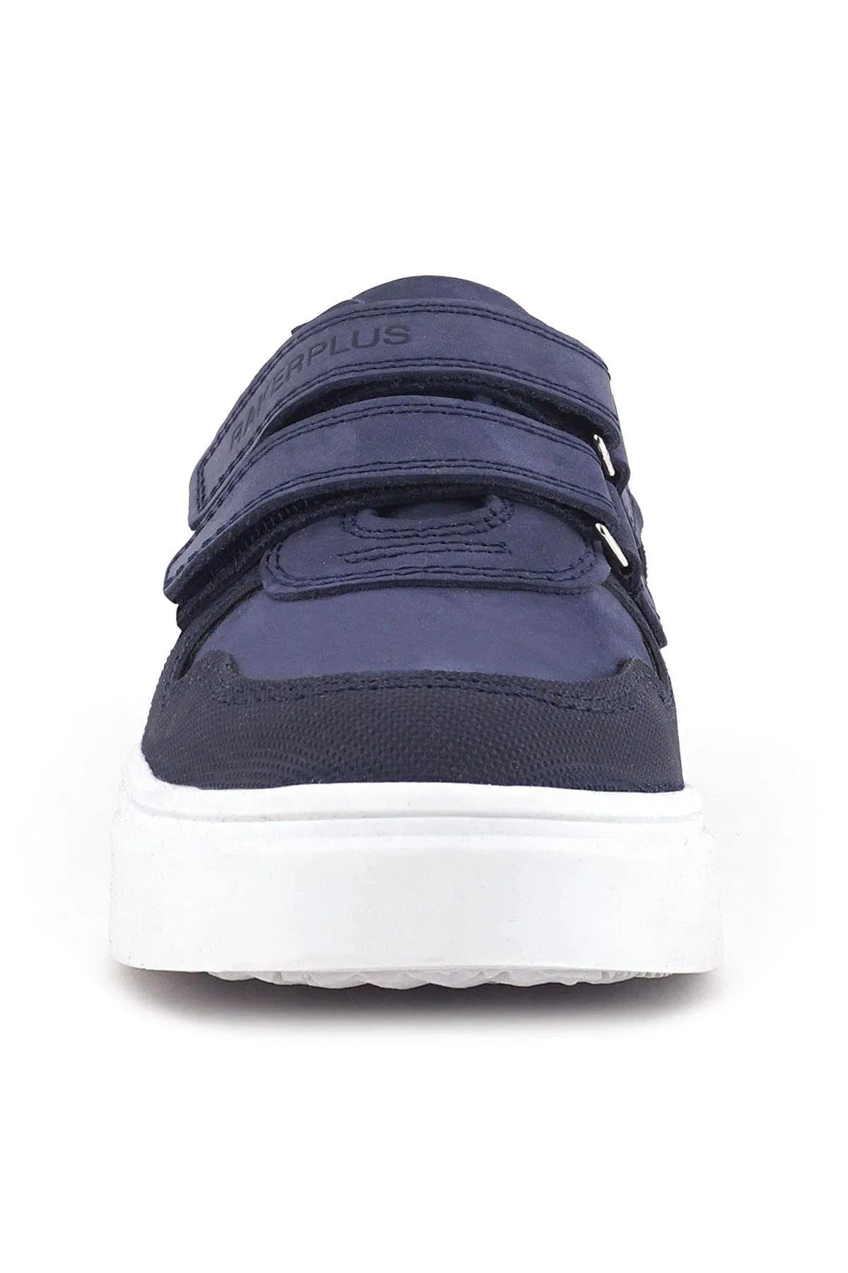 Lacivert Nubuk Cırtlı Hakiki Deri Erkek Çocuk Ayakkabı