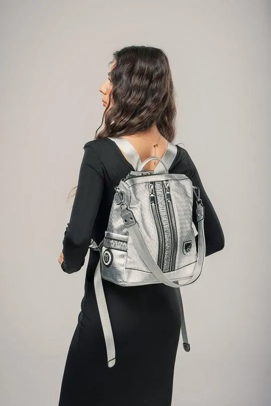 Pely Gri Cilt Kol Ve Sırt Çantası