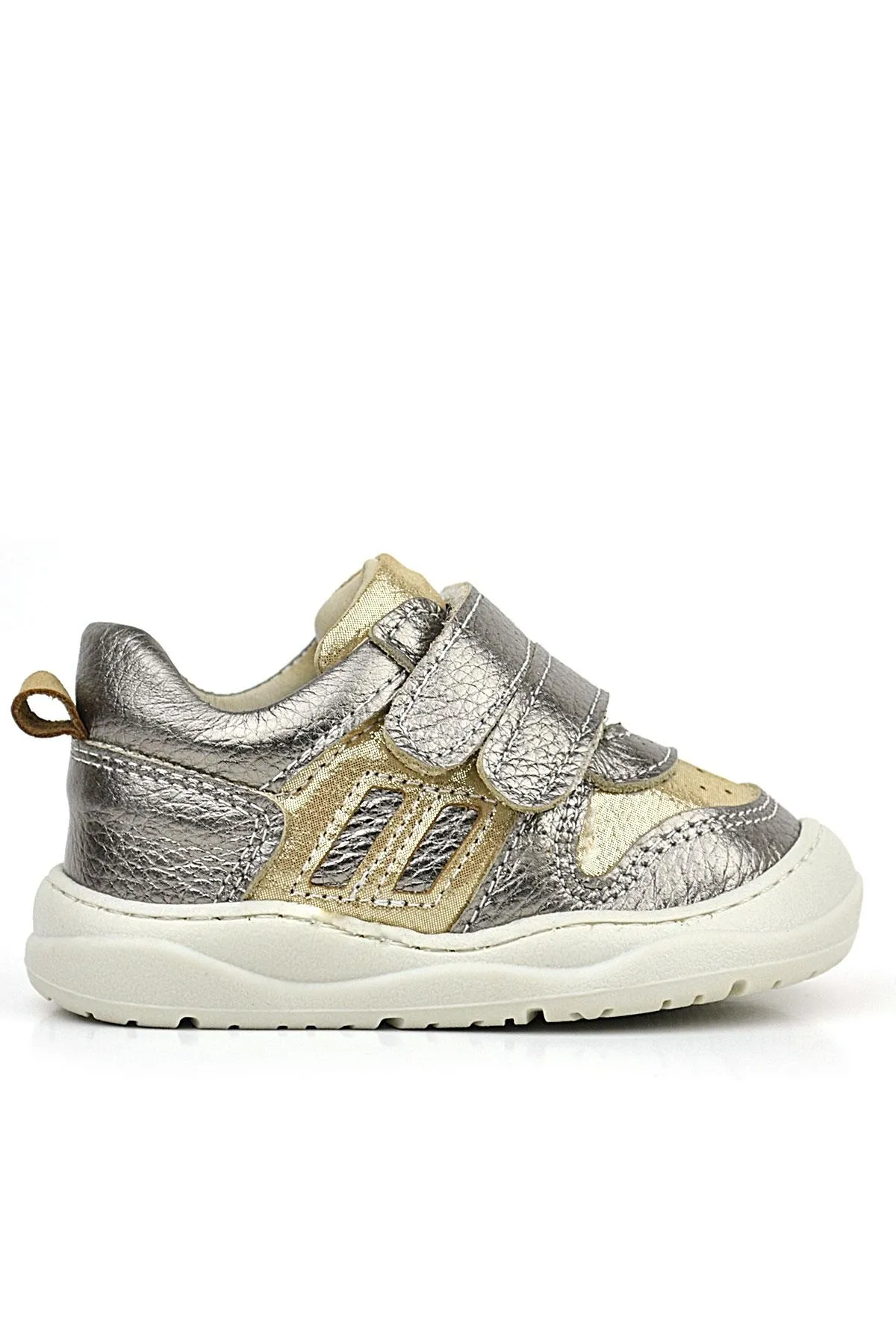 Schaggy Hakiki Deri Gold Bebek Spor Ayakkabı